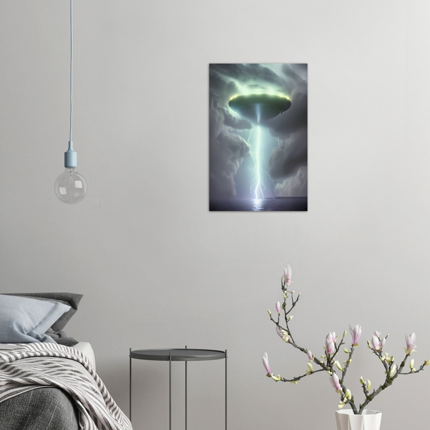 Aluminum Print : Abduction : A UFO Sci Fi collection of Aluminium prints.