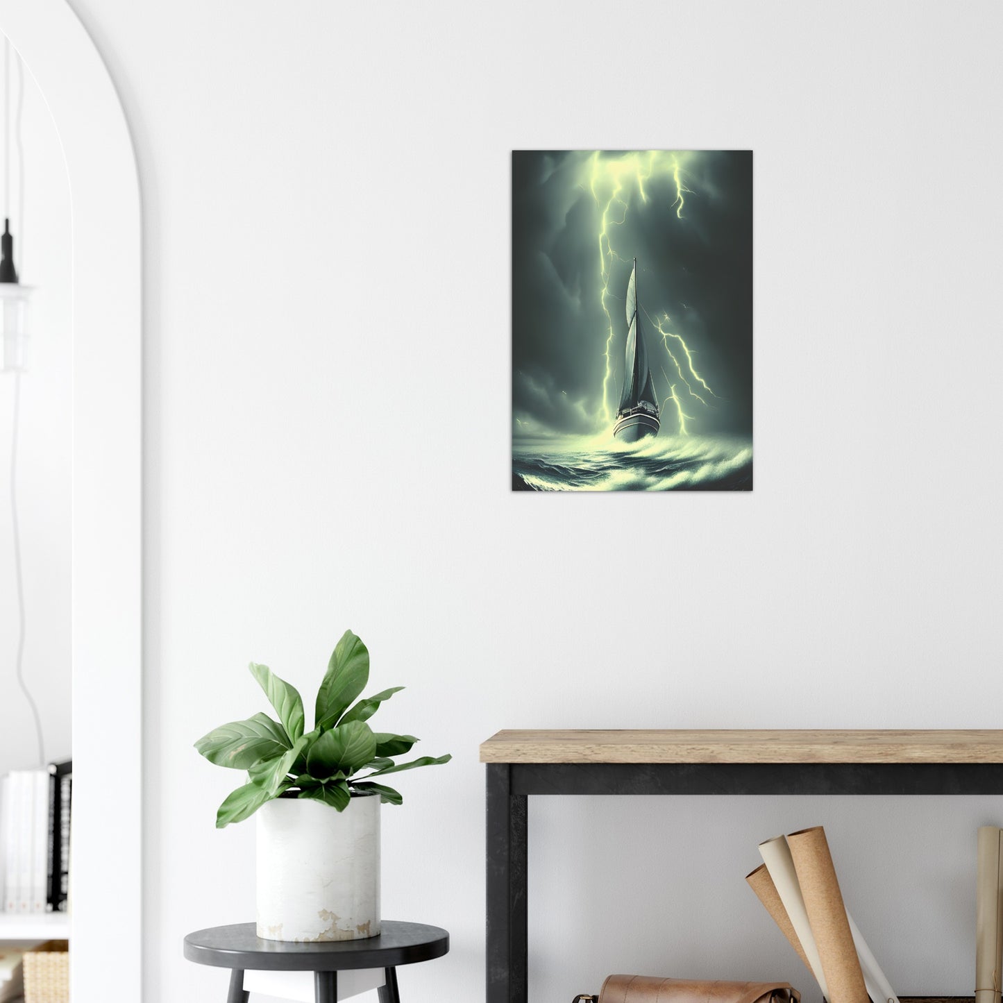 Premium Matte Poster : Alone : A UFO Sci Fi collection of Poster prints.
