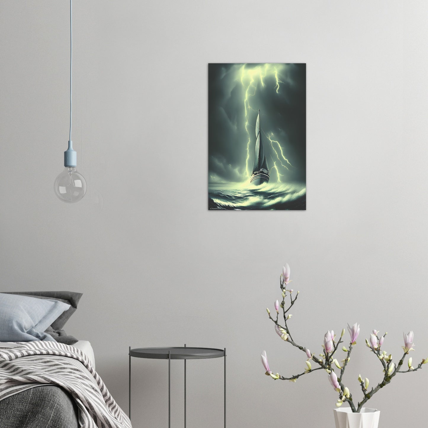 Aluminum Print : Alone : A UFO Sci Fi collection of Aluminium prints.