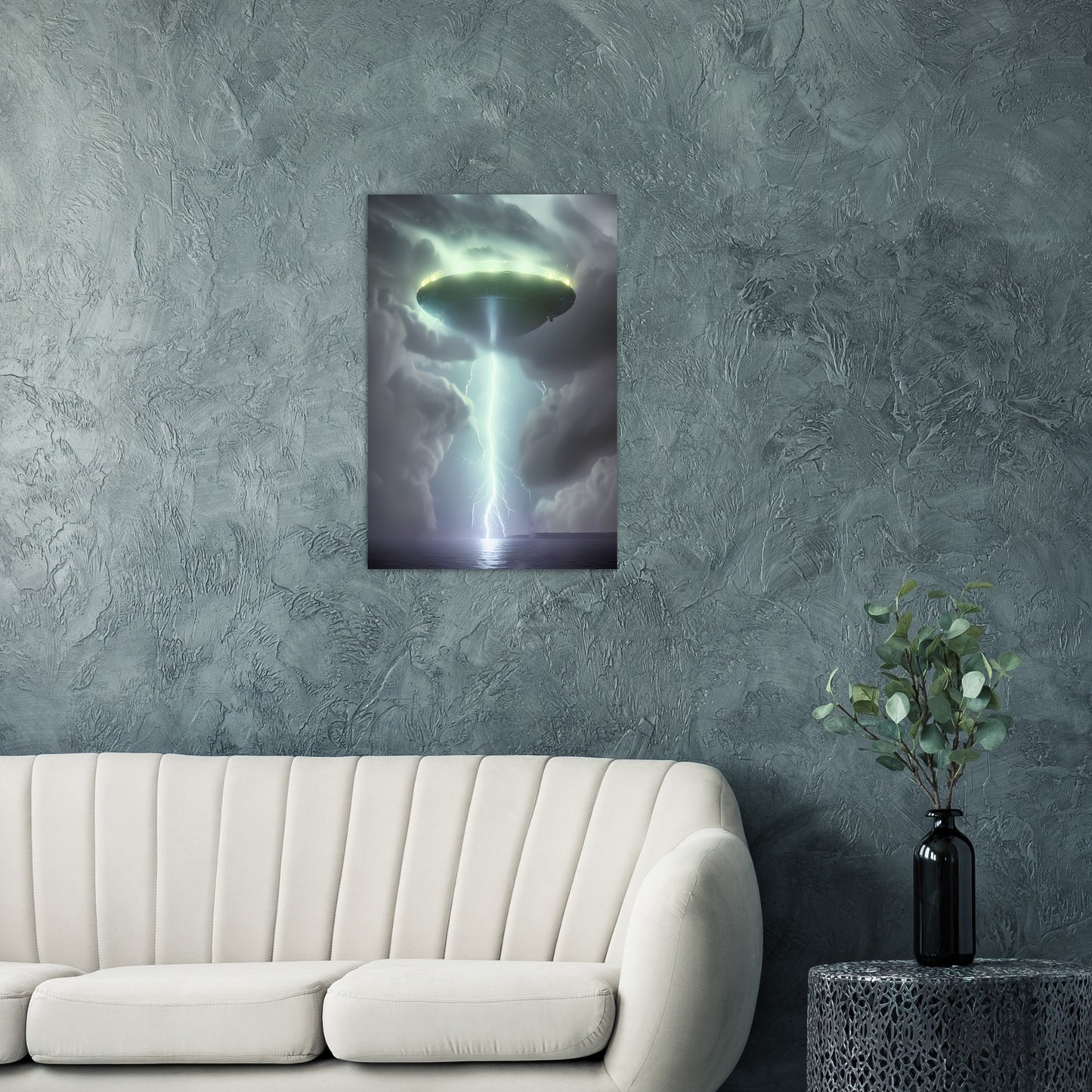 Aluminum Print : Abduction : A UFO Sci Fi collection of Aluminium prints.