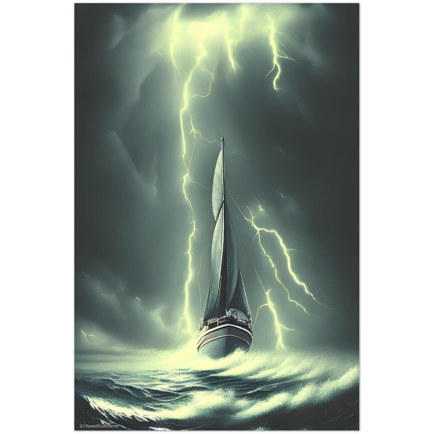 Aluminum Print : Alone : A UFO Sci Fi collection of Aluminium prints.