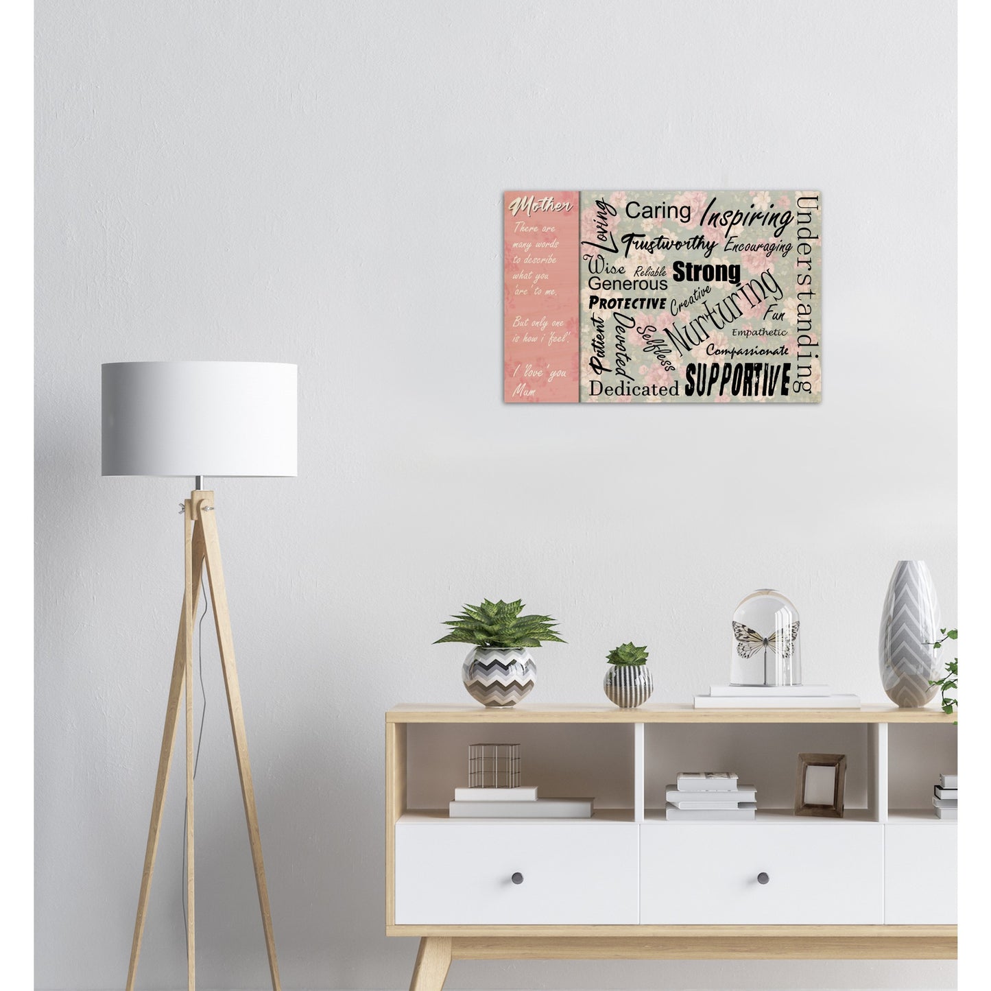 Wood Prints : Mothers Day Mothers Words