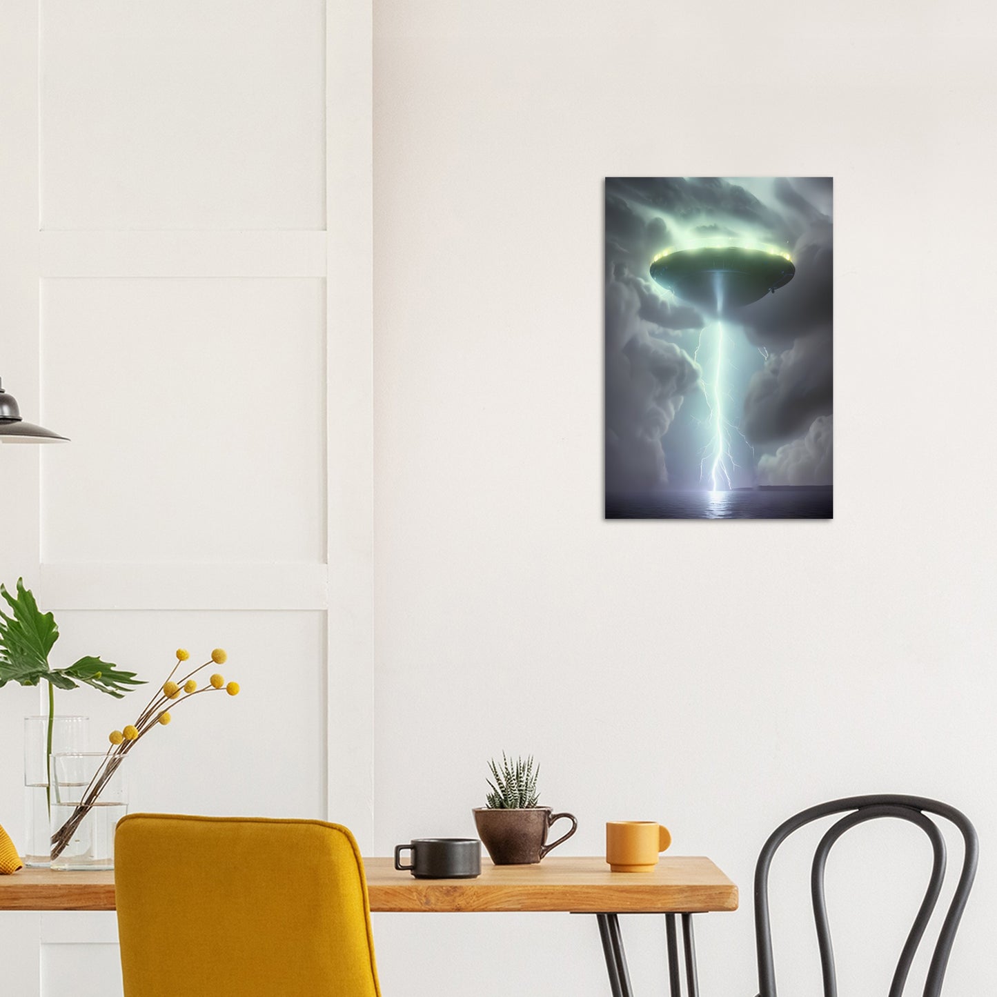 Aluminum Print : Abduction : A UFO Sci Fi collection of Aluminium prints.