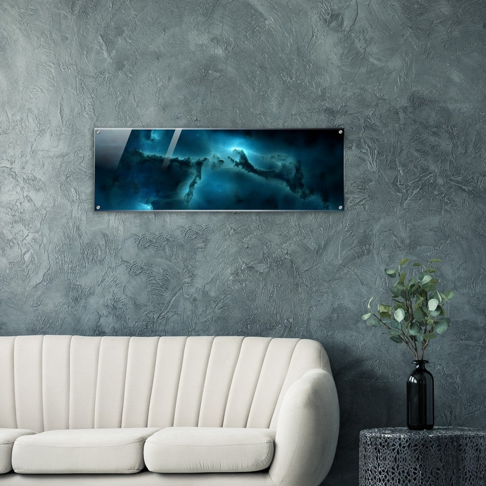 Acrylic Print : The Deep Blue (part of a collection of Nebula prints) Fantasy Nebula