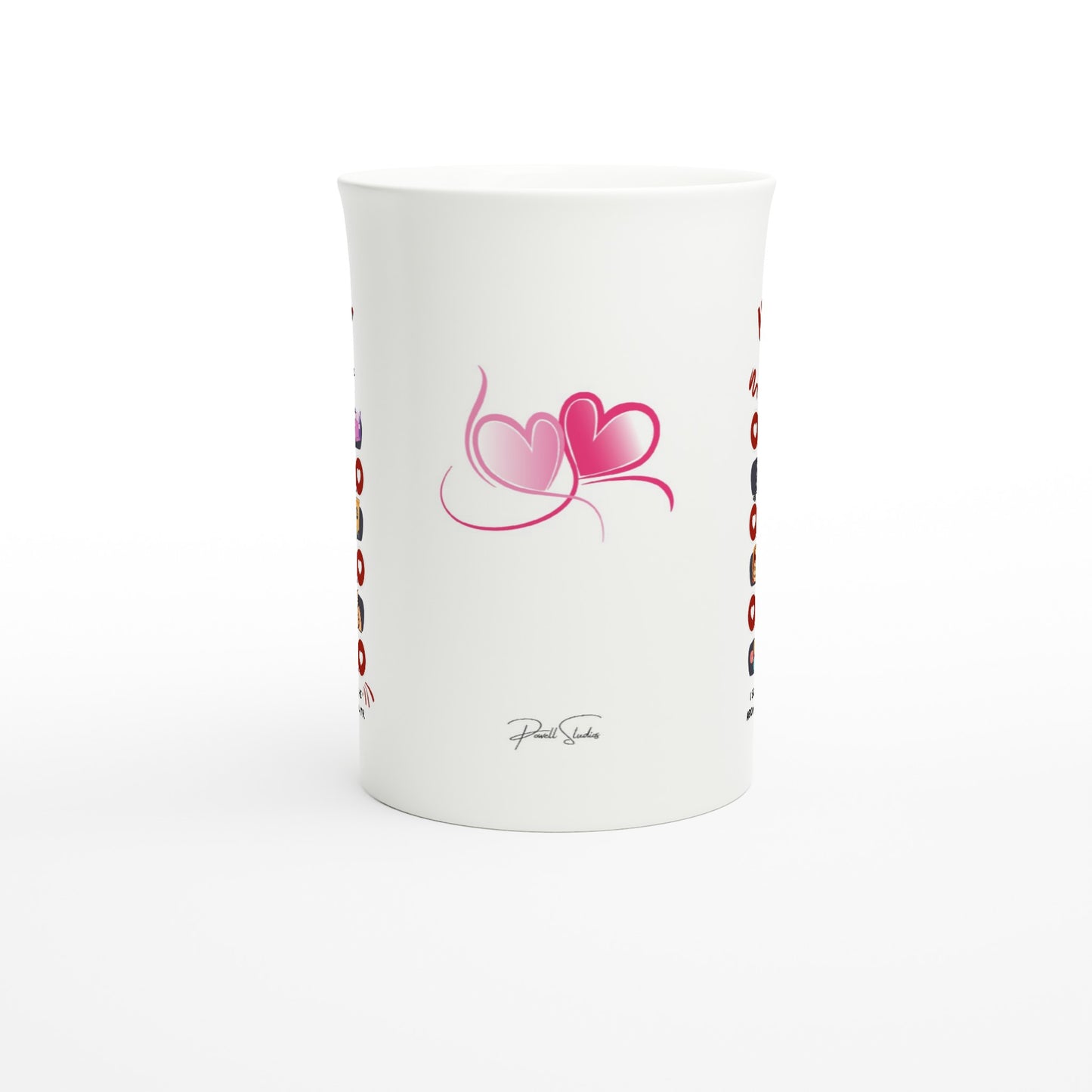 Mothers day, Kids Promise : White 10oz Porcelain Slim Mug
