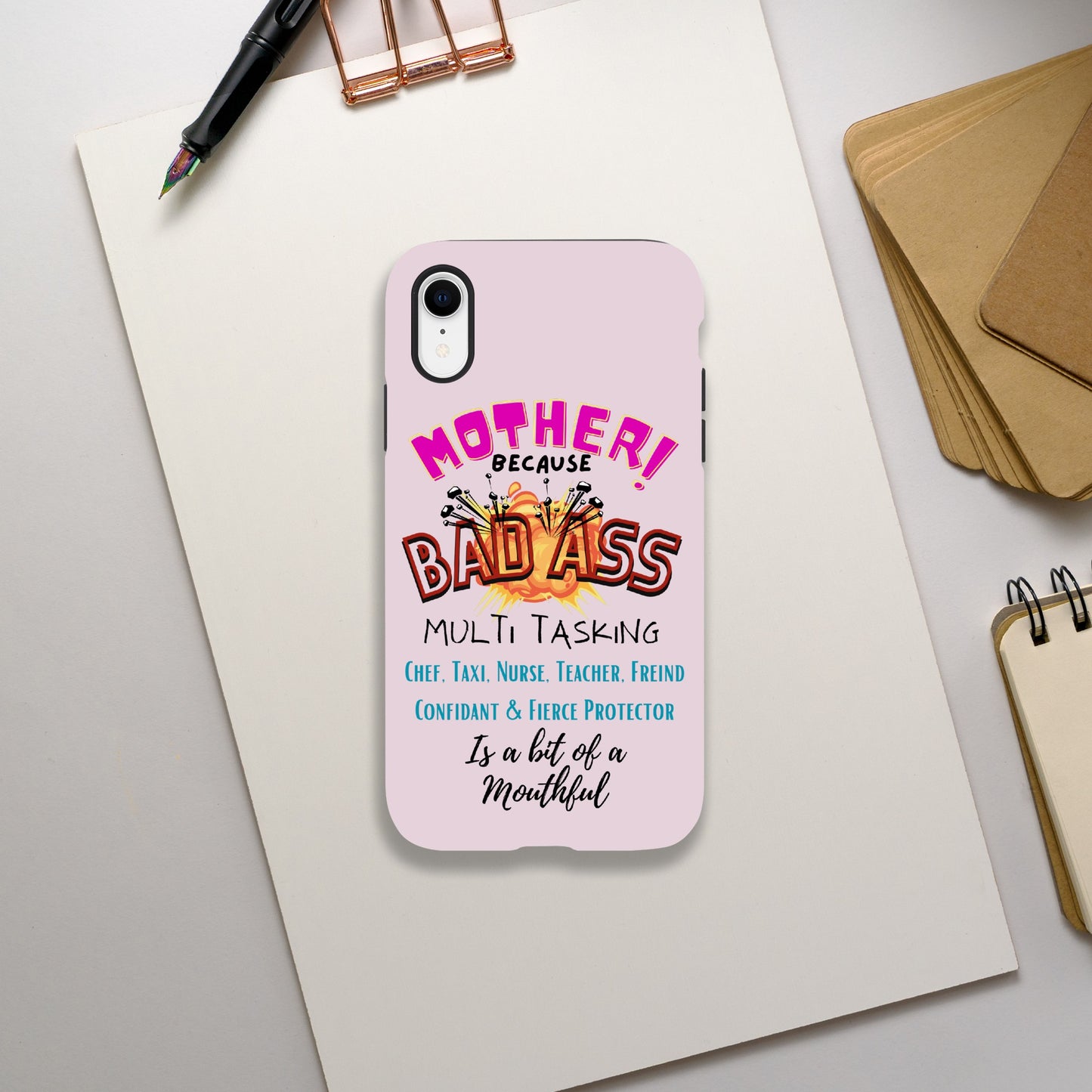 Mother's Day, Mother is a Bad Ass : - Phone Cases