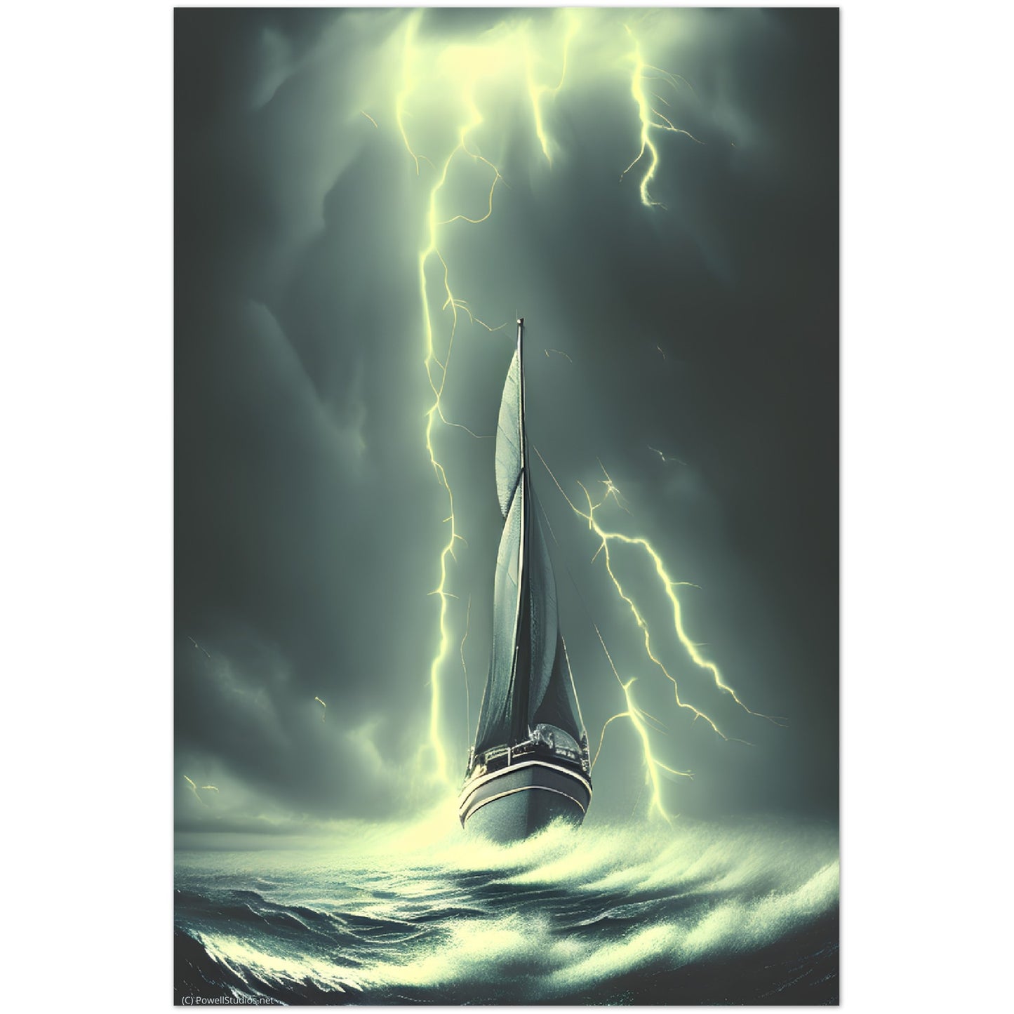 Aluminum Print : Alone : A UFO Sci Fi collection of Aluminium prints.