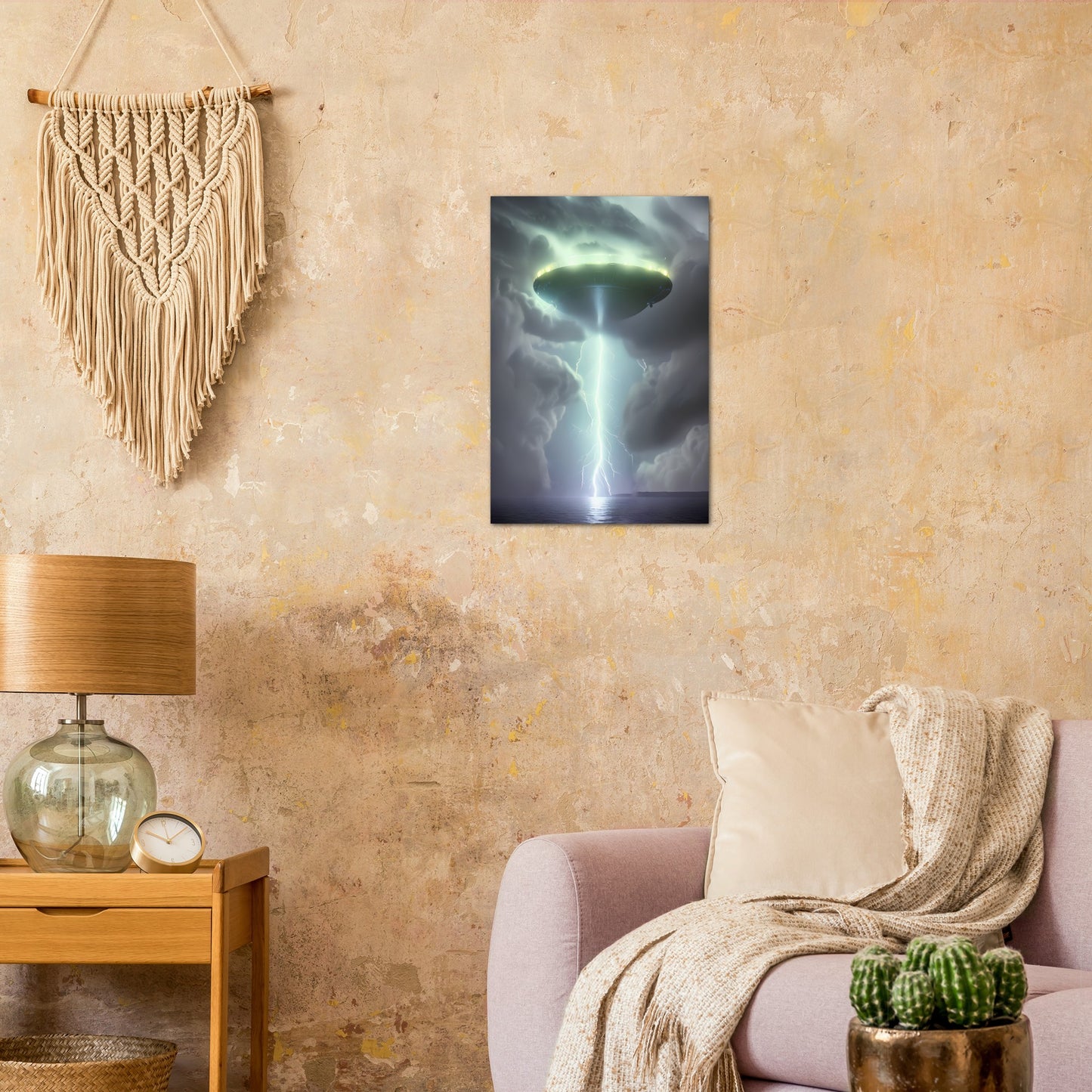 Aluminum Print : Abduction : A UFO Sci Fi collection of Aluminium prints.