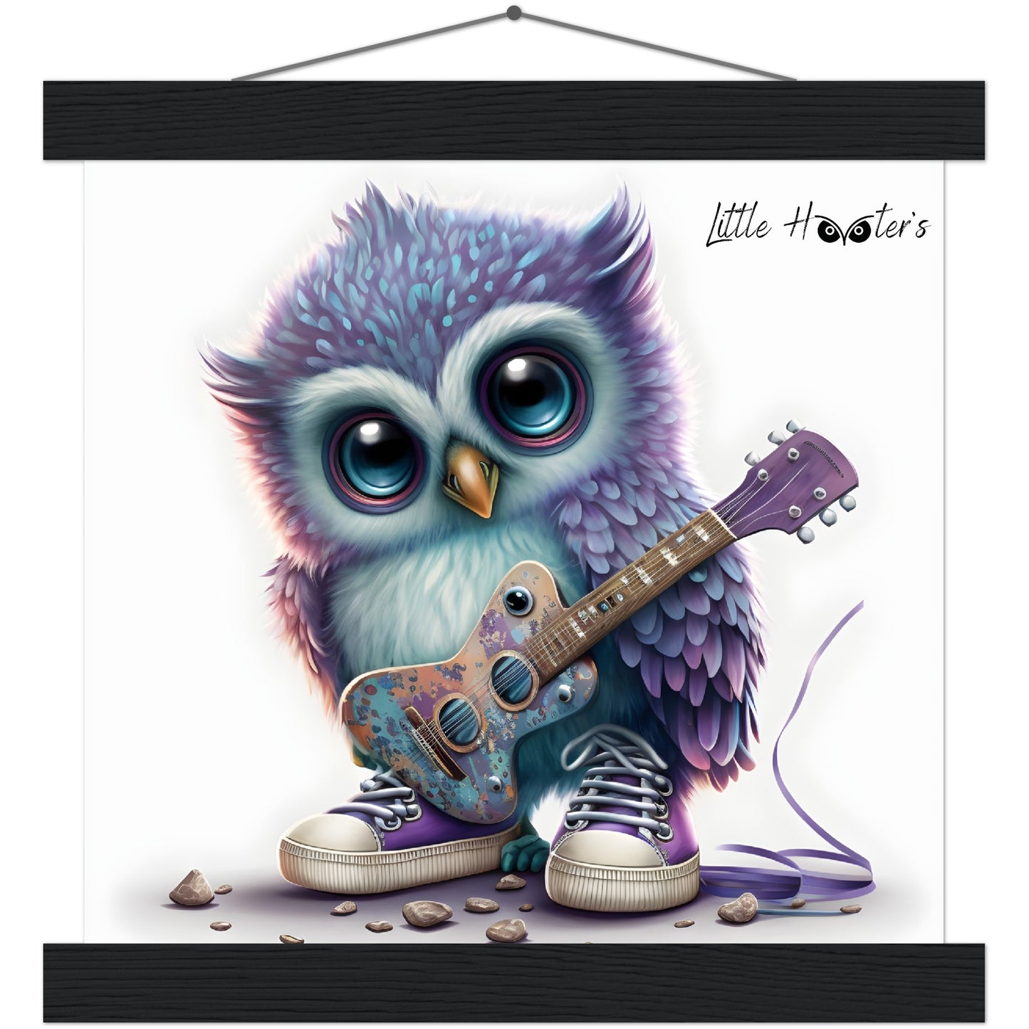 Pip, Little Hooters Owl : Premium Matte Paper Poster with Hanger