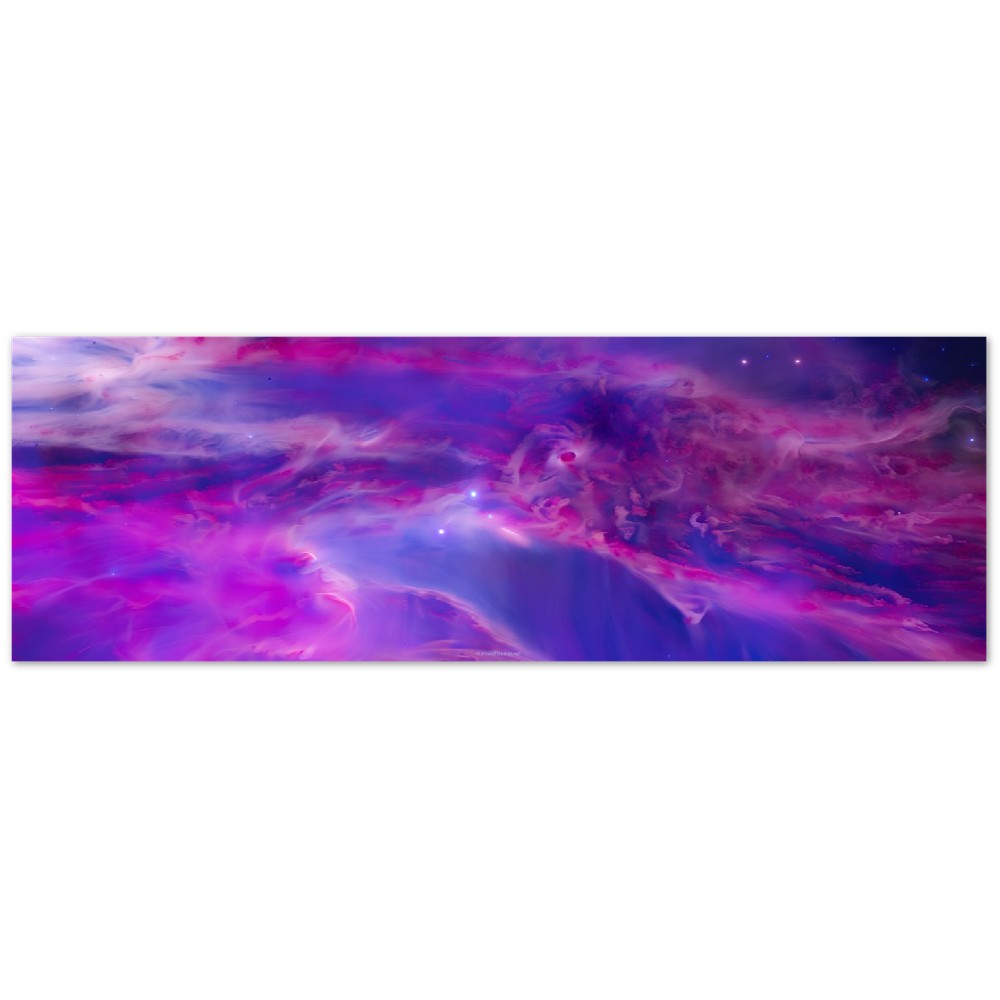 Foam Board Print : Magenta Sky (part of a collection of Nebula prints) Fantasy Nebula