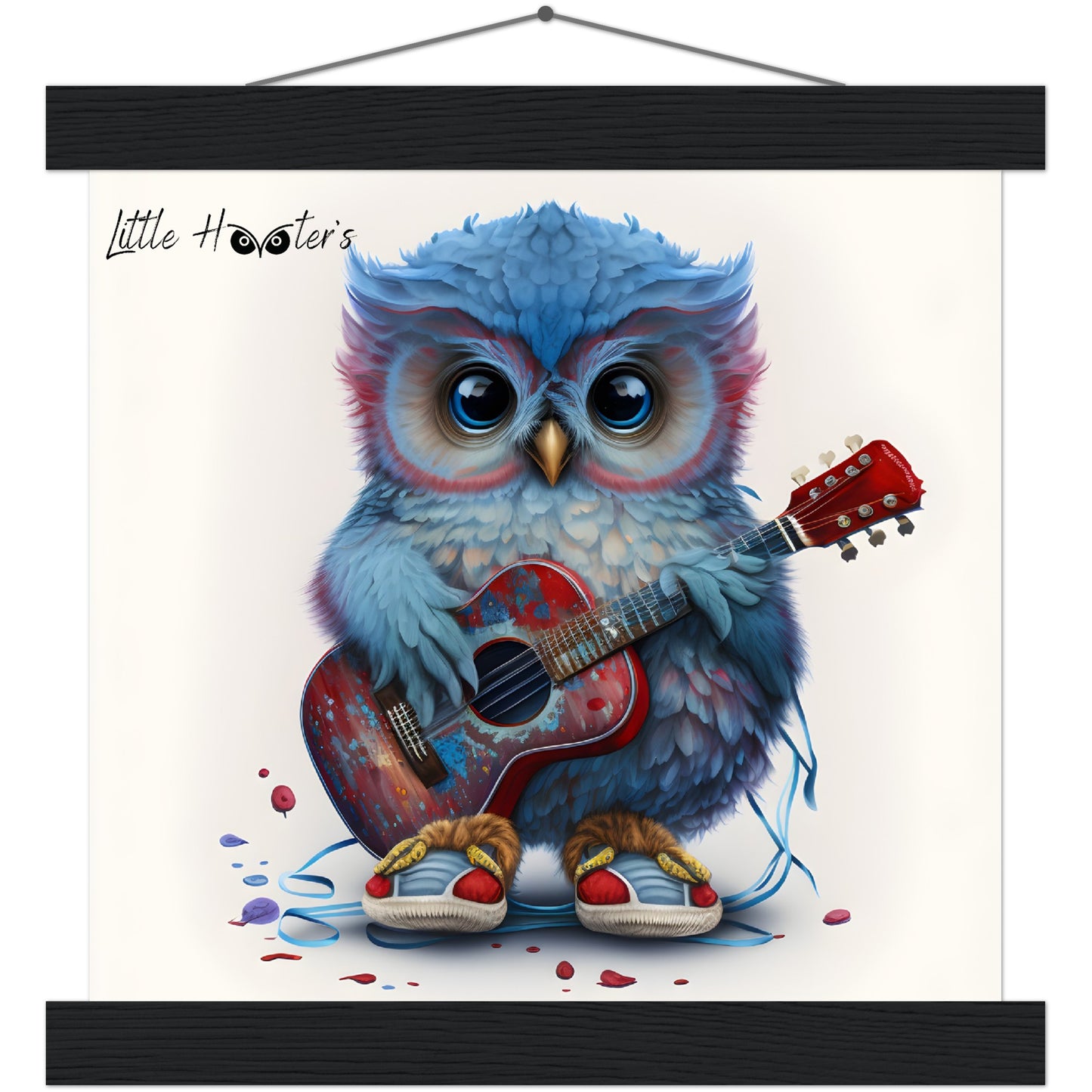 Jed, Little Hooters Owl : Premium Matte Paper Poster with Hanger