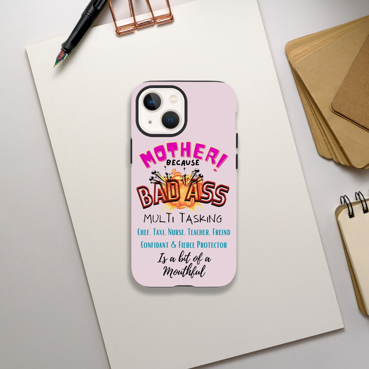 Mother's Day, Mother is a Bad Ass : - Phone Cases