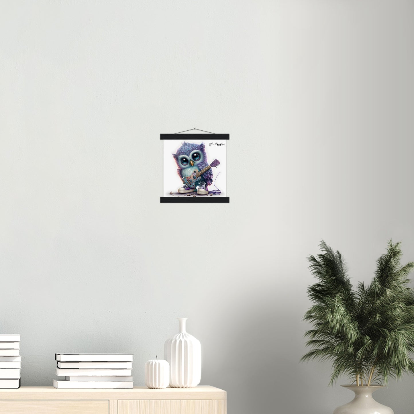 Pip, Little Hooters Owl : Premium Matte Paper Poster with Hanger