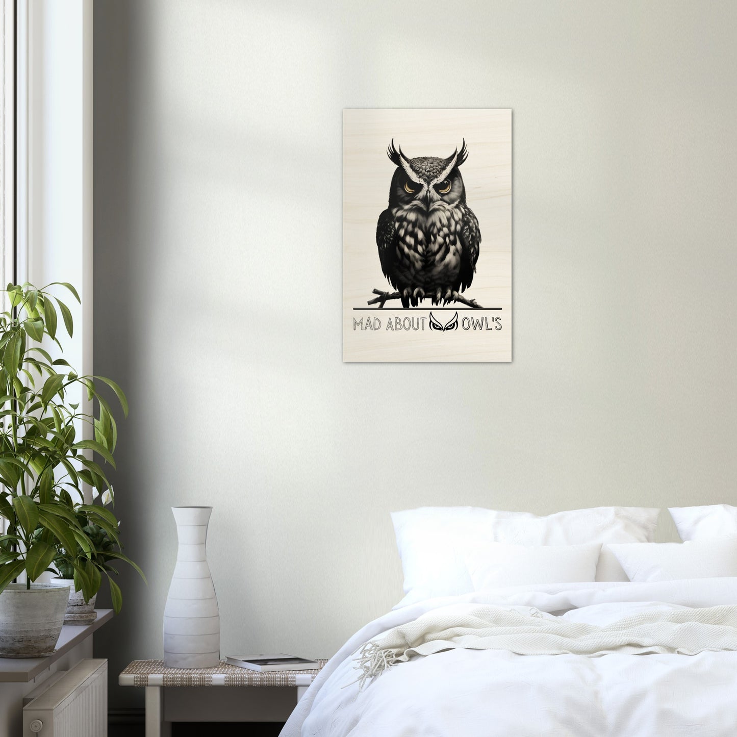 Wood Prints : Mad About Owl's