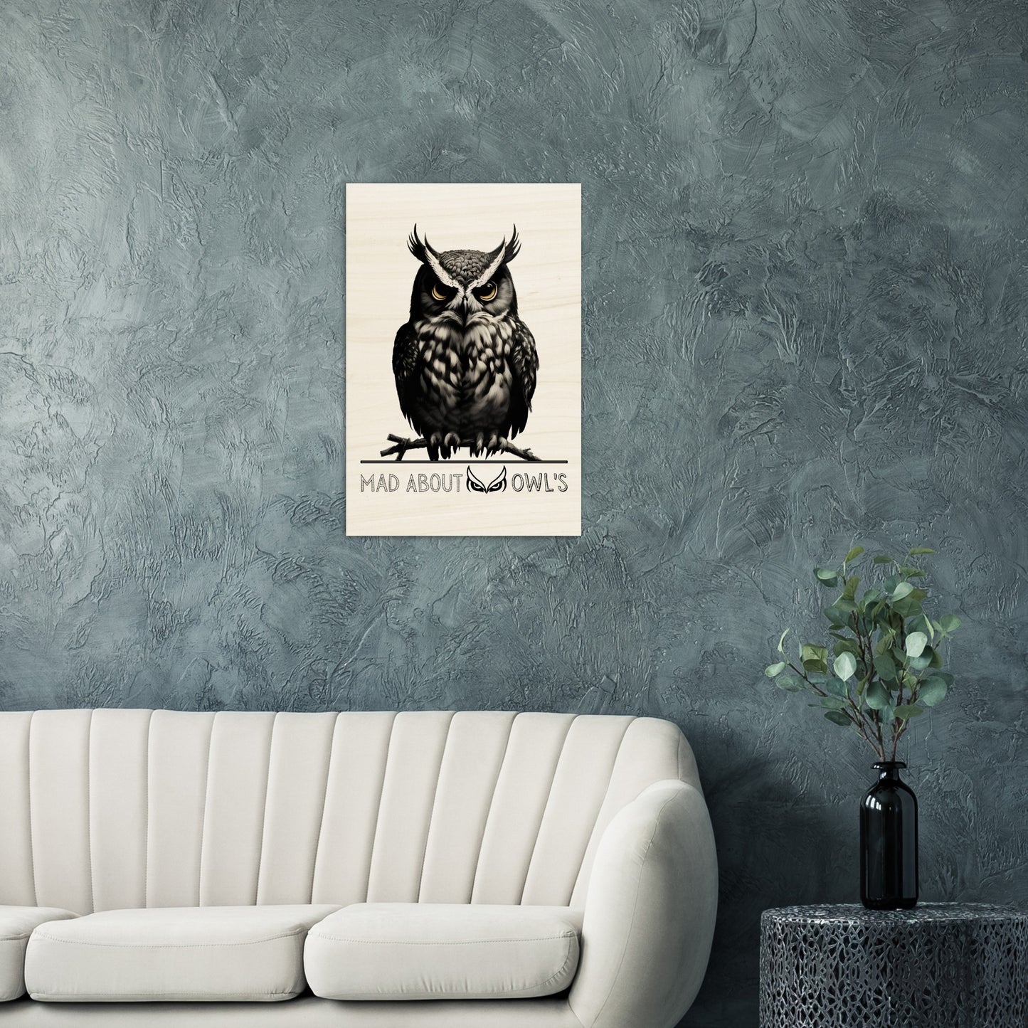 Wood Prints : Mad About Owl's