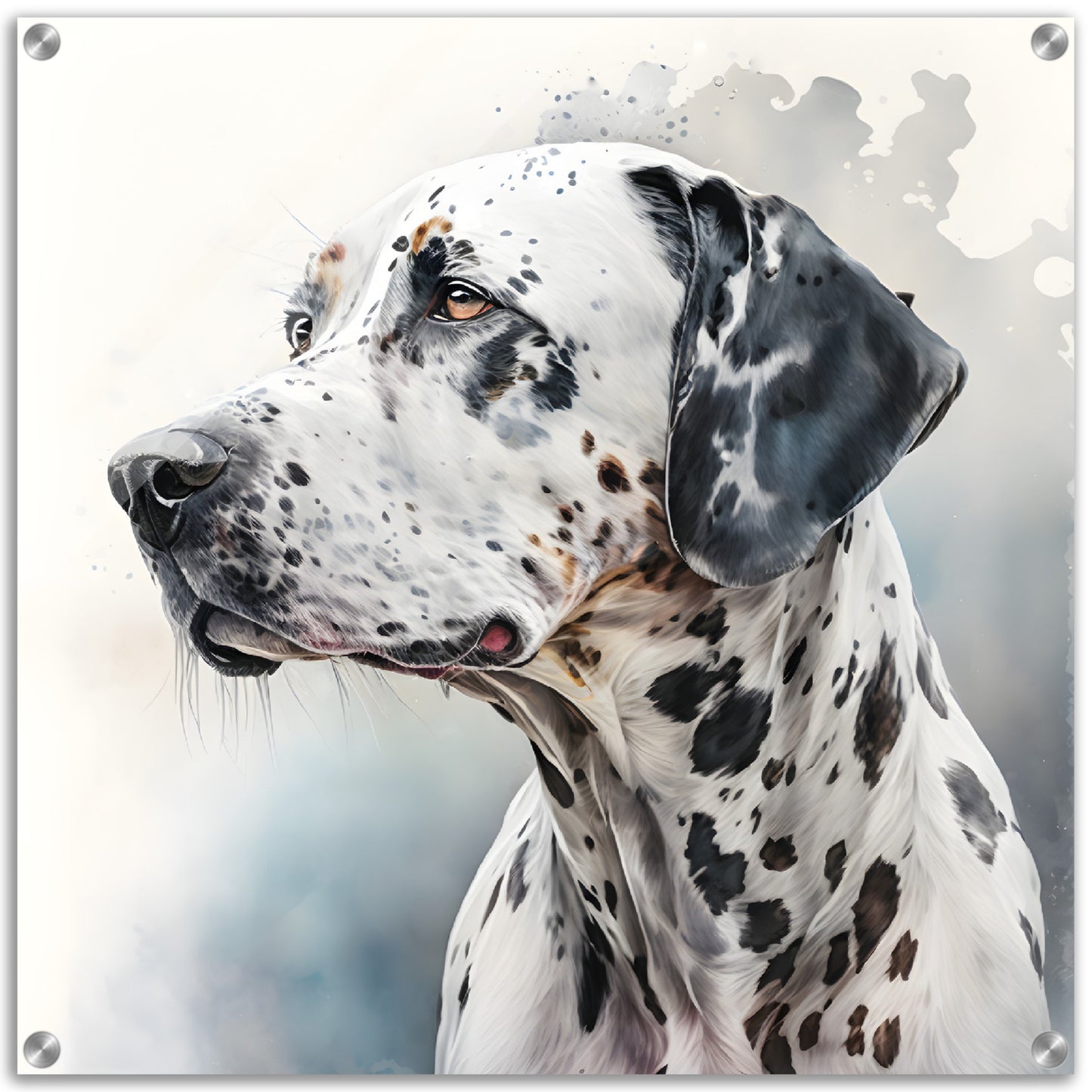 Dalmation Dog (c) Watercolor Acrylic Print