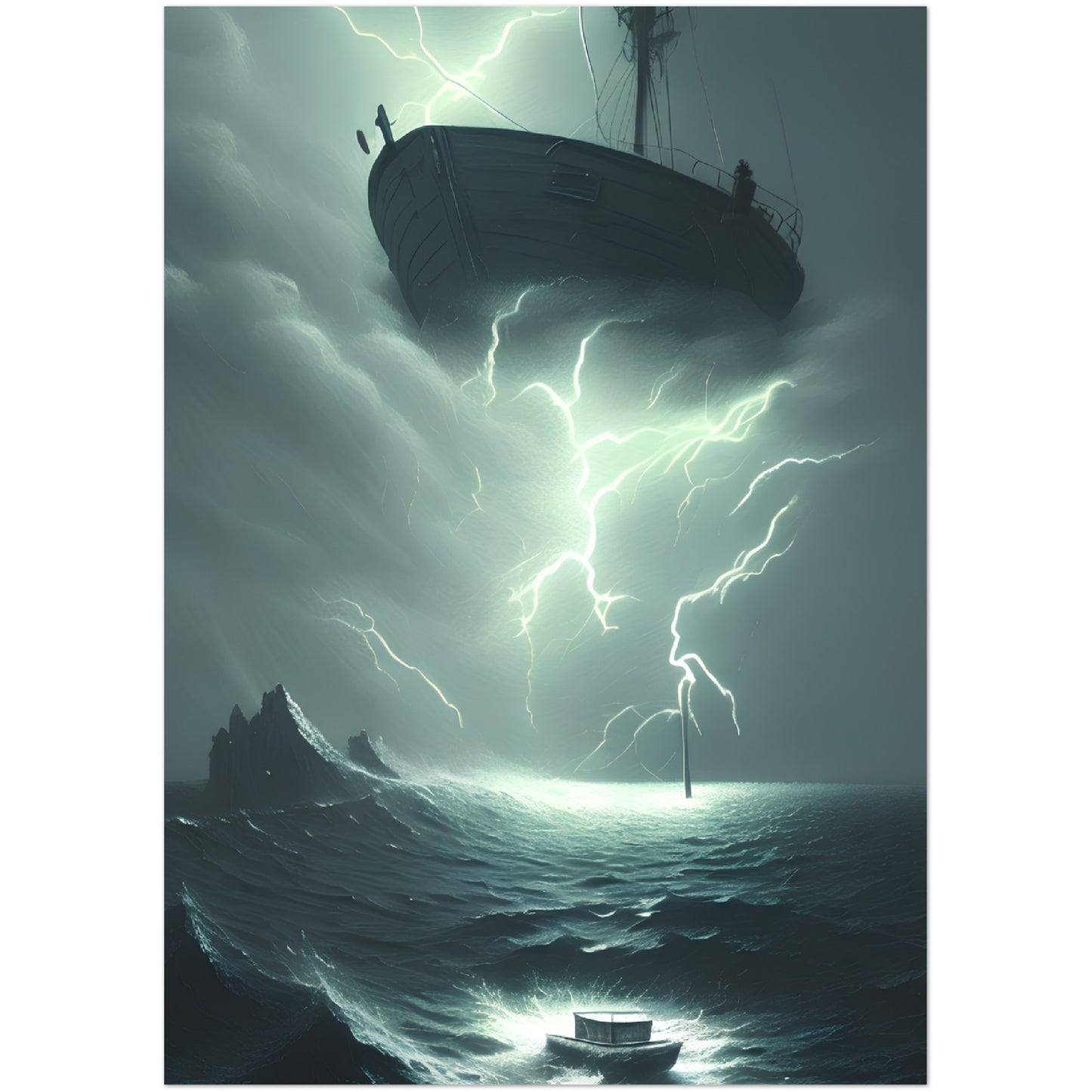 Premium Matte Poster : Escape : A UFO Sci Fi collection of Poster prints.