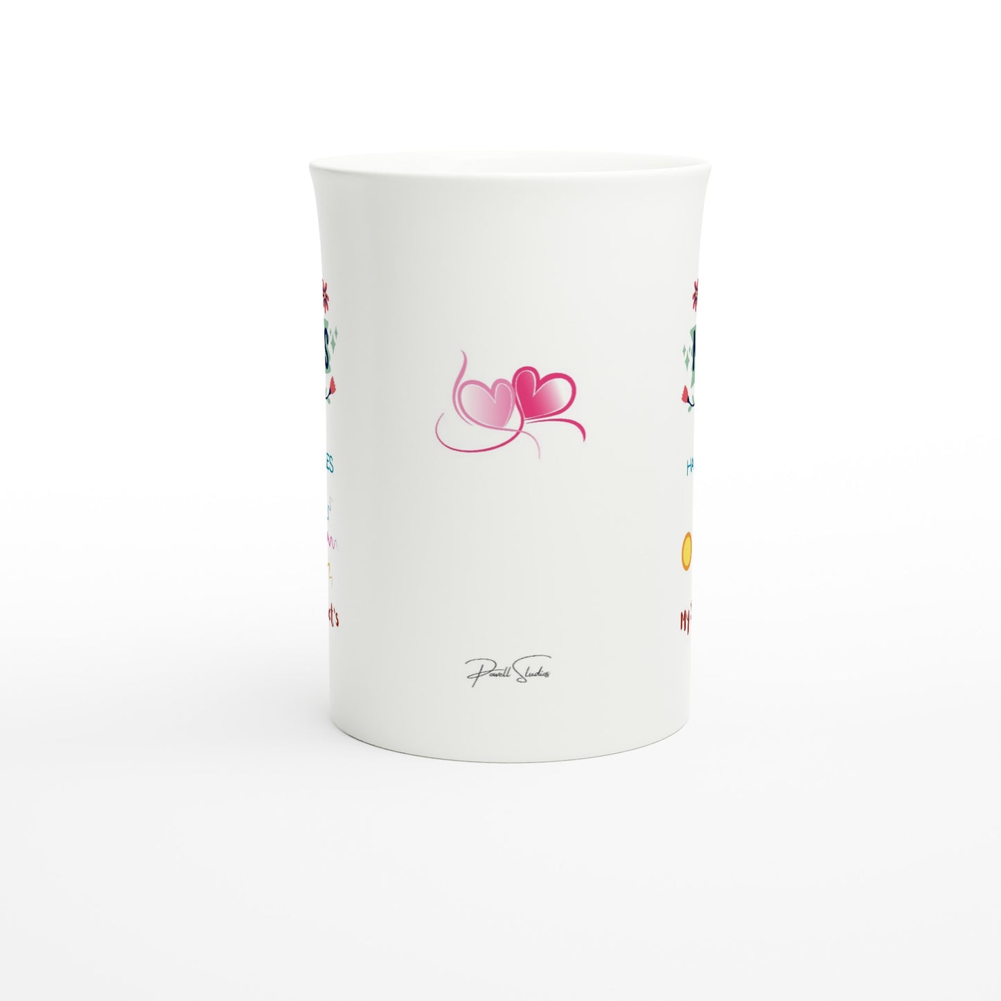 Mothers day, Siblings are stupid : White 10oz Porcelain Slim Mug