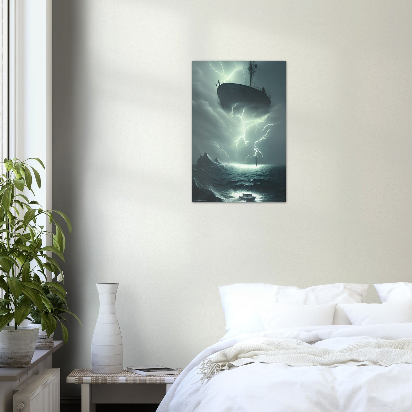 Aluminum Print : Escape : A UFO Sci Fi collection of Aluminium prints.