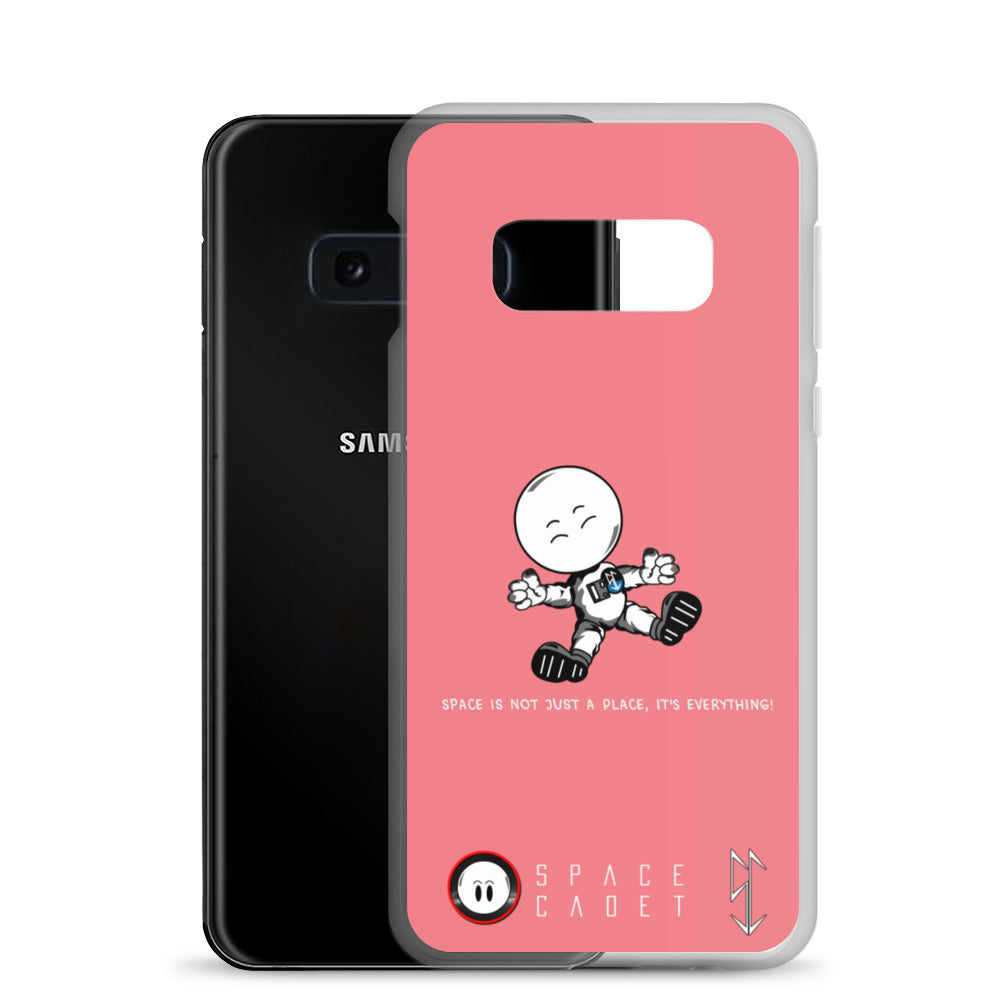 Space Cadet Pink background Samsung Phone Case