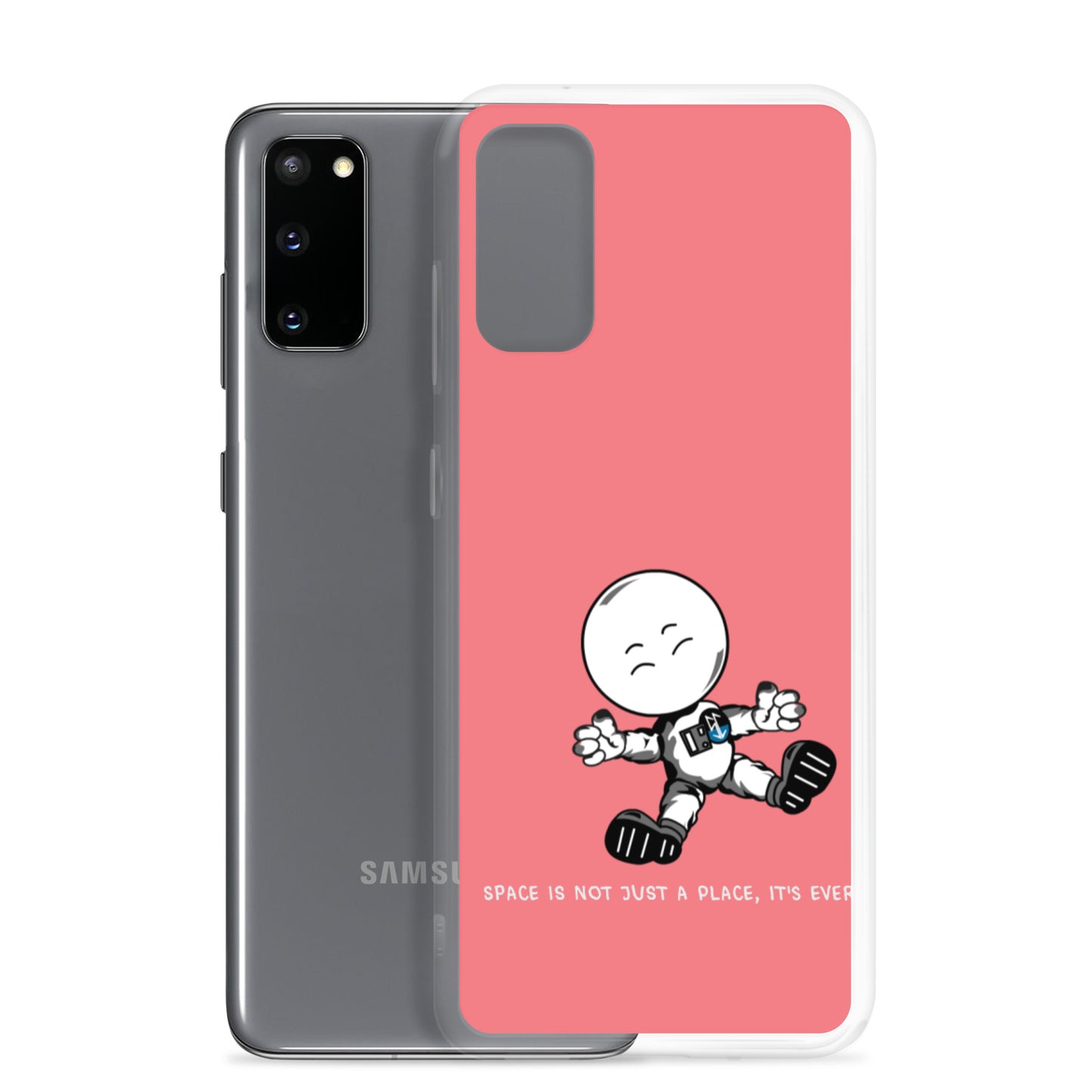 Space Cadet Pink background Samsung Phone Case