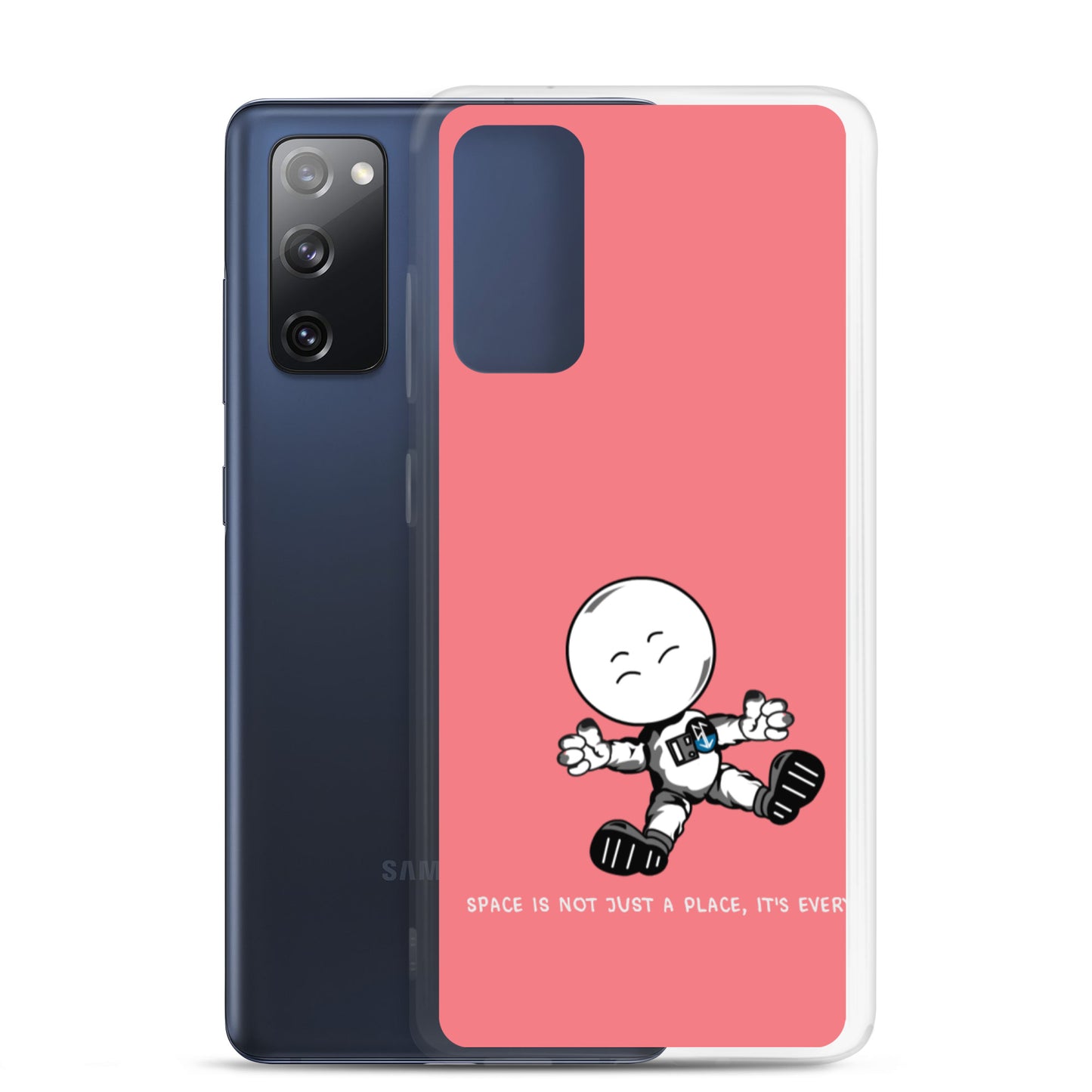 Space Cadet Pink background Samsung Phone Case