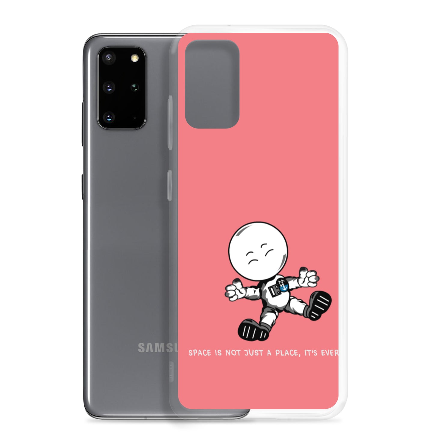 Space Cadet Pink background Samsung Phone Case