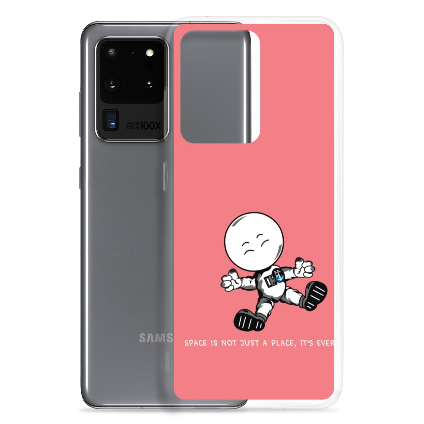 Space Cadet Pink background Samsung Phone Case