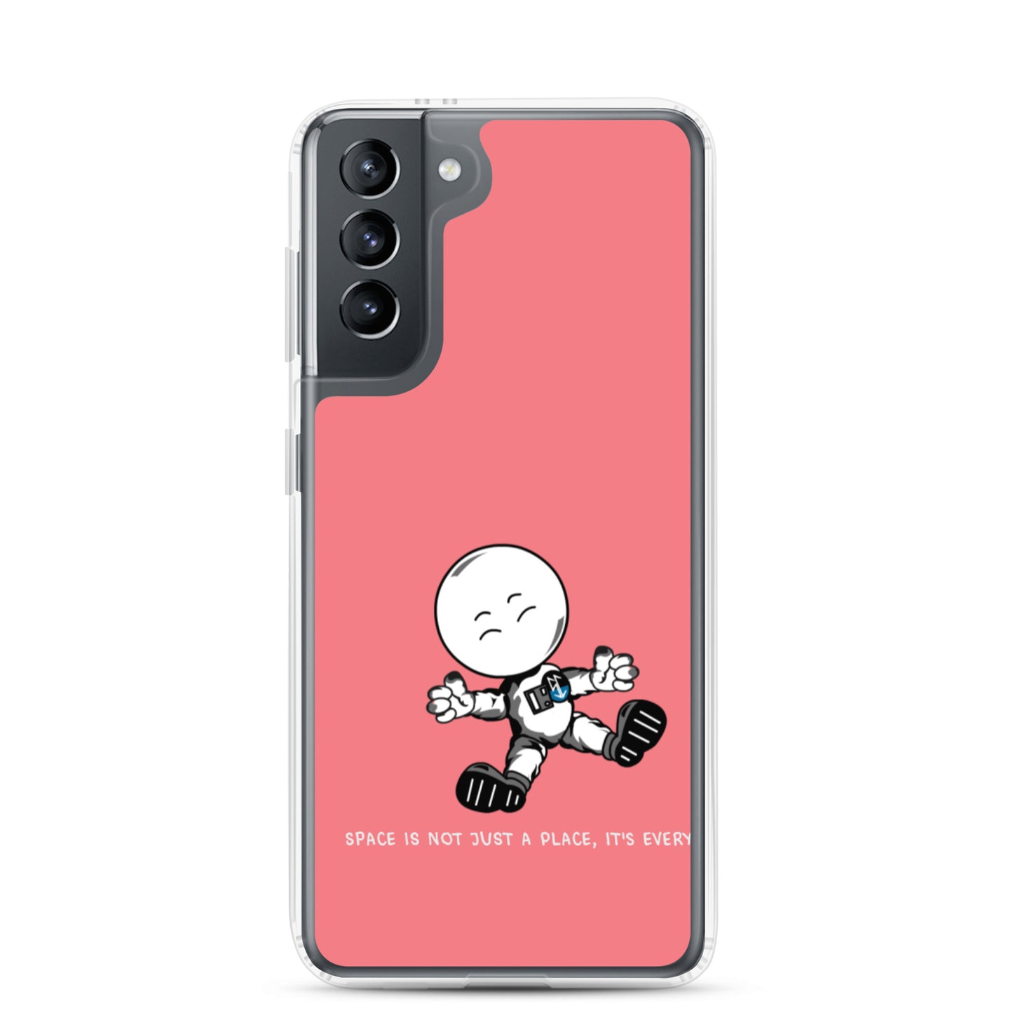 Space Cadet Pink background Samsung Phone Case