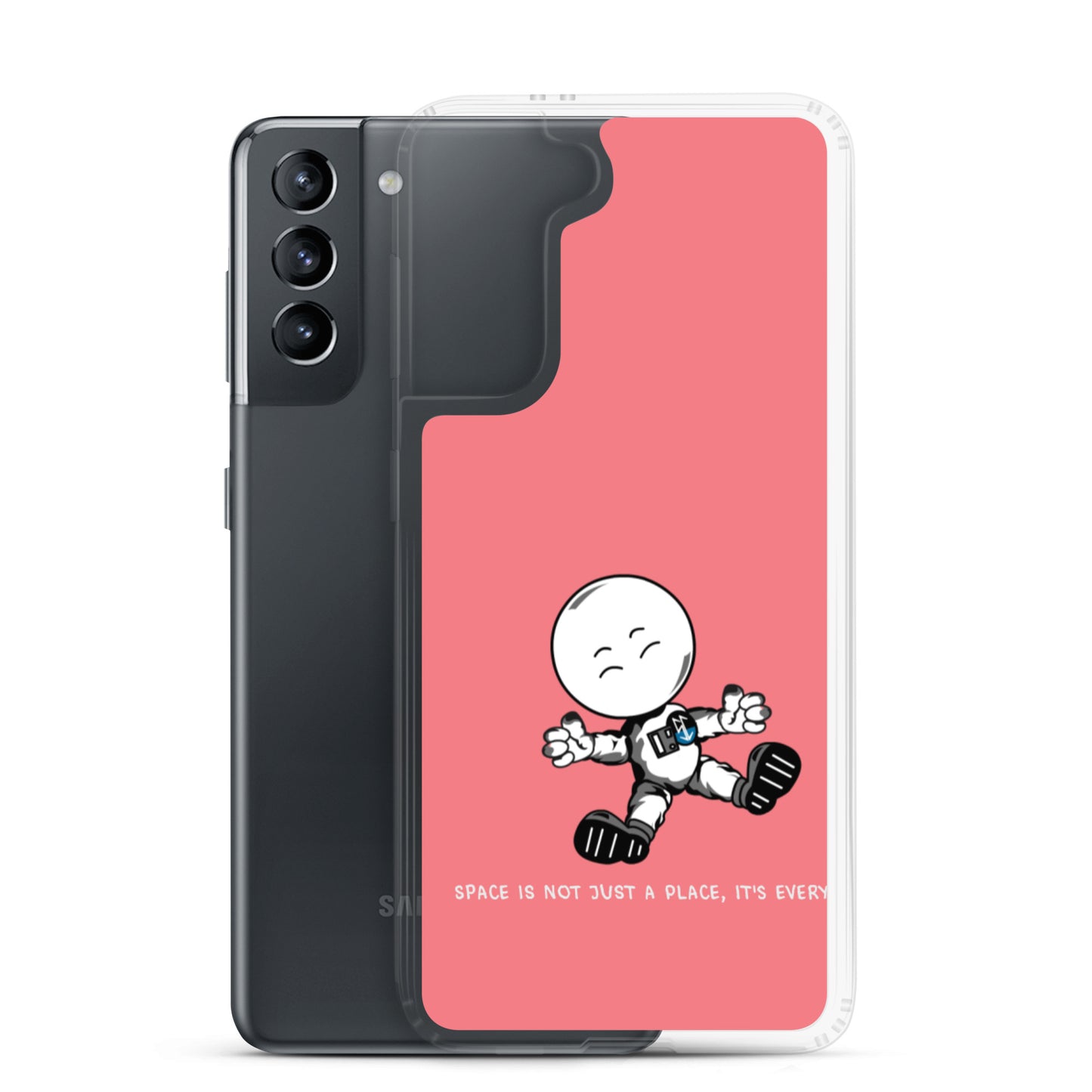 Space Cadet Pink background Samsung Phone Case