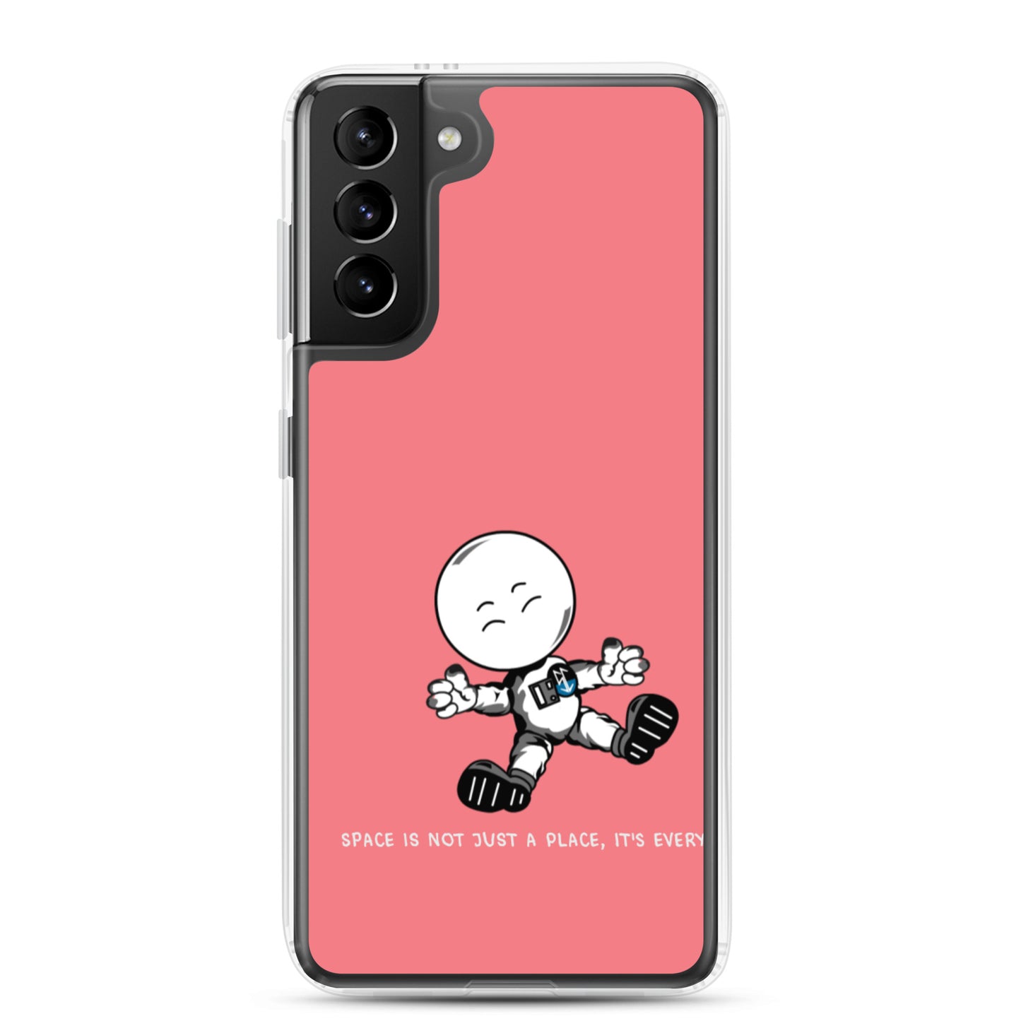 Space Cadet Pink background Samsung Phone Case