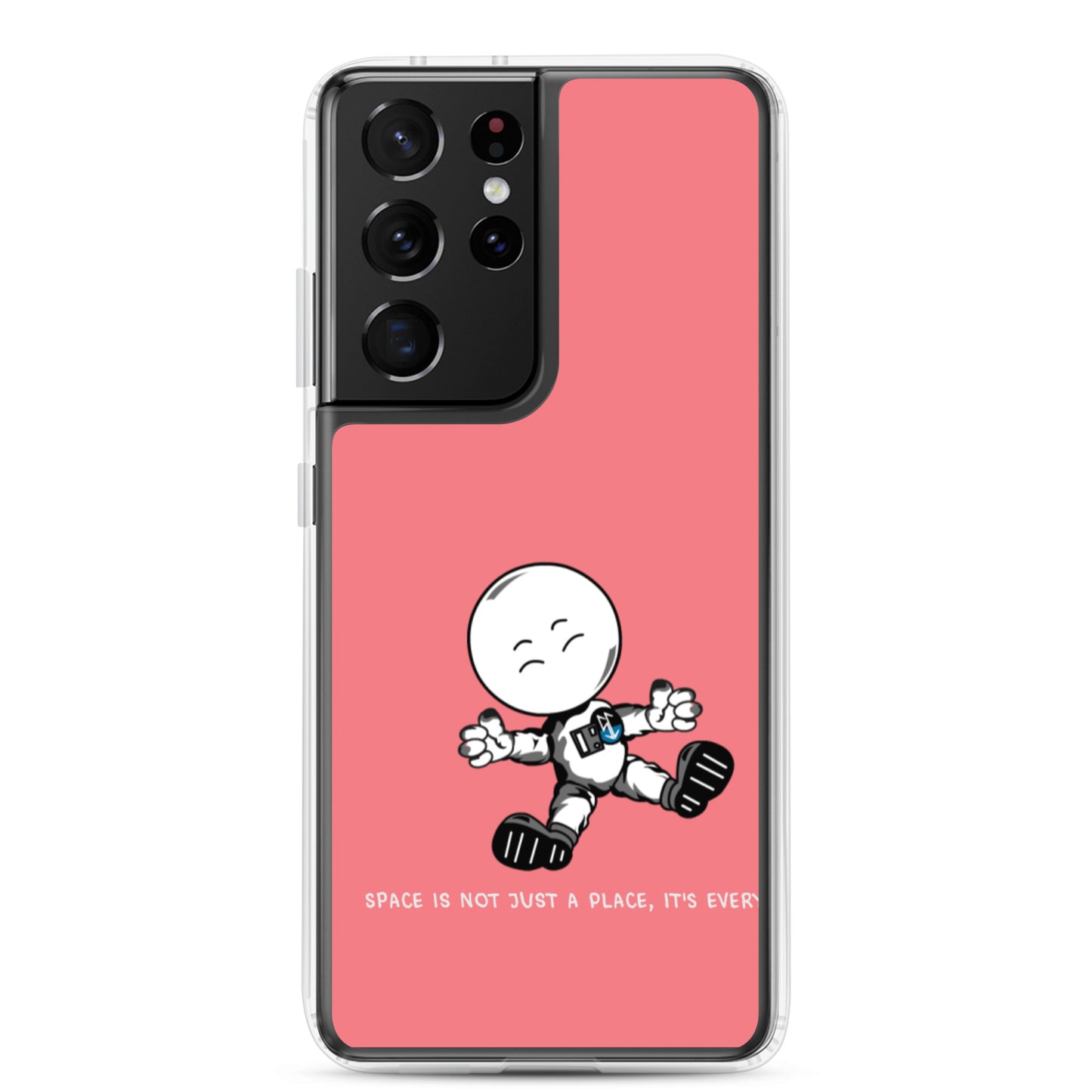 Space Cadet Pink background Samsung Phone Case