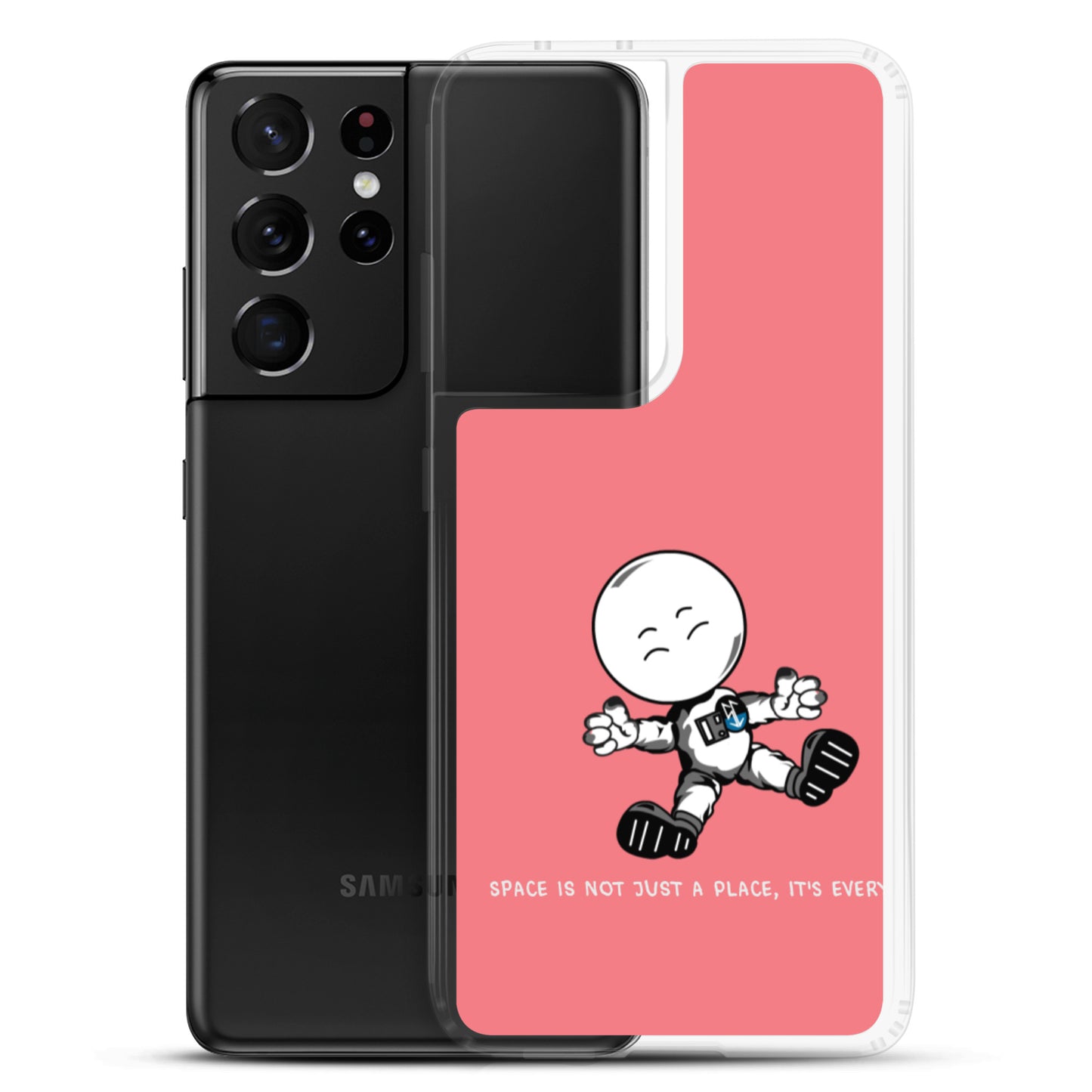 Space Cadet Pink background Samsung Phone Case