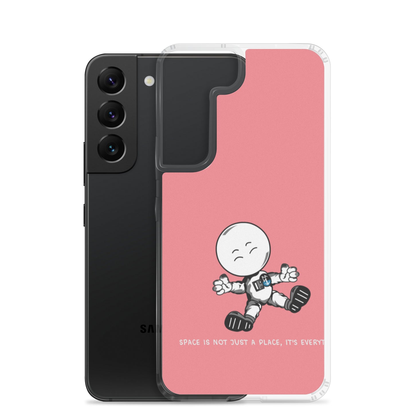 Space Cadet Pink background Samsung Phone Case