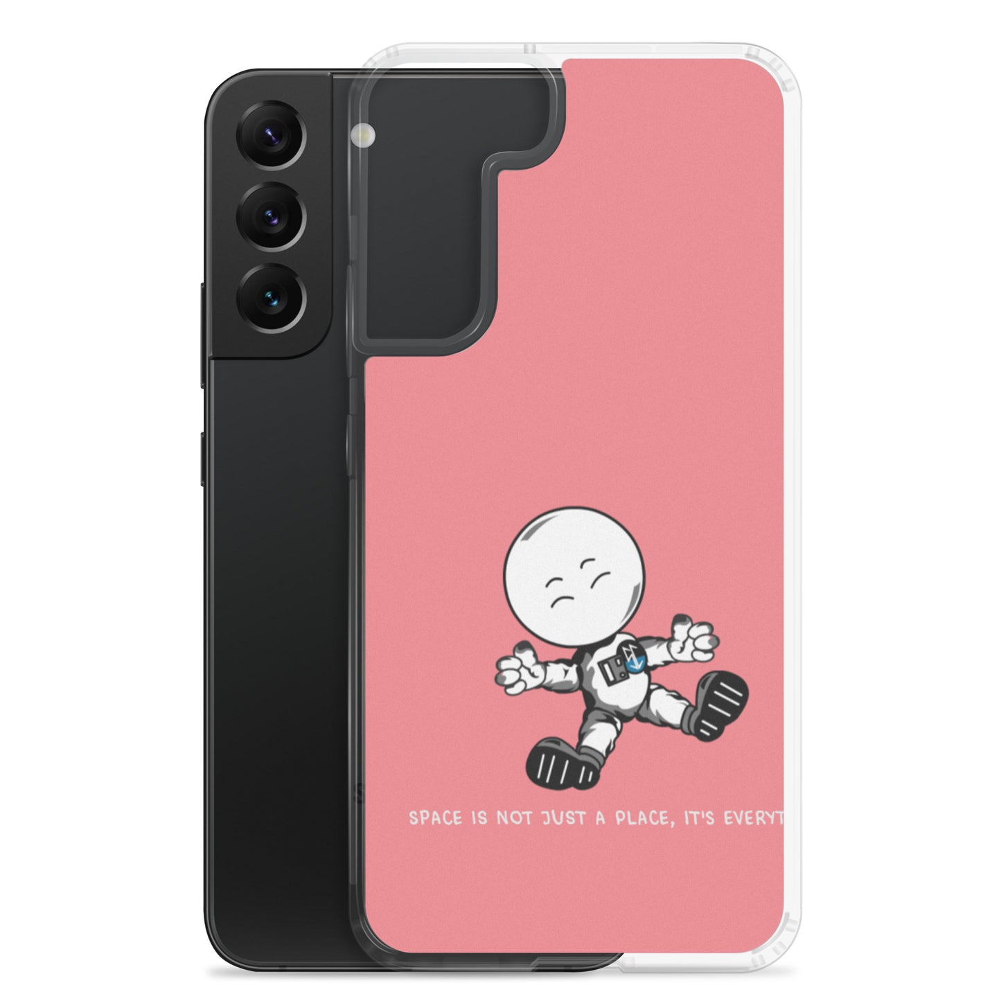 Space Cadet Pink background Samsung Phone Case