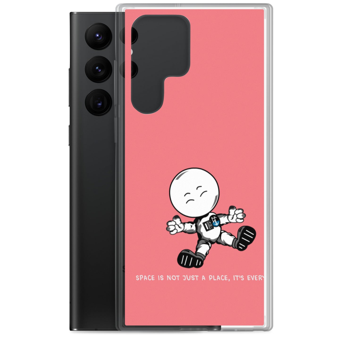 Space Cadet Pink background Samsung Phone Case