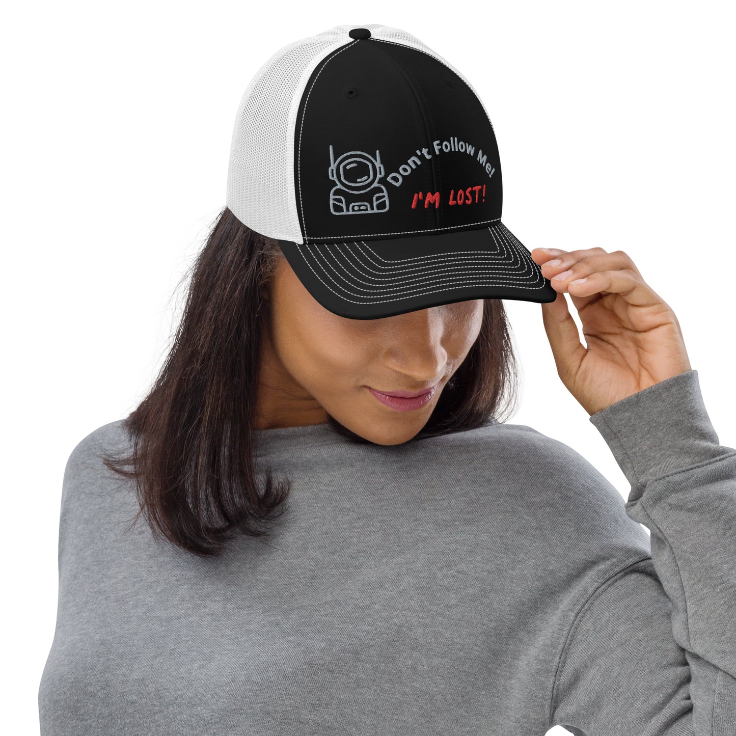 Don't Follow Me I'm Lost Trucker Cap