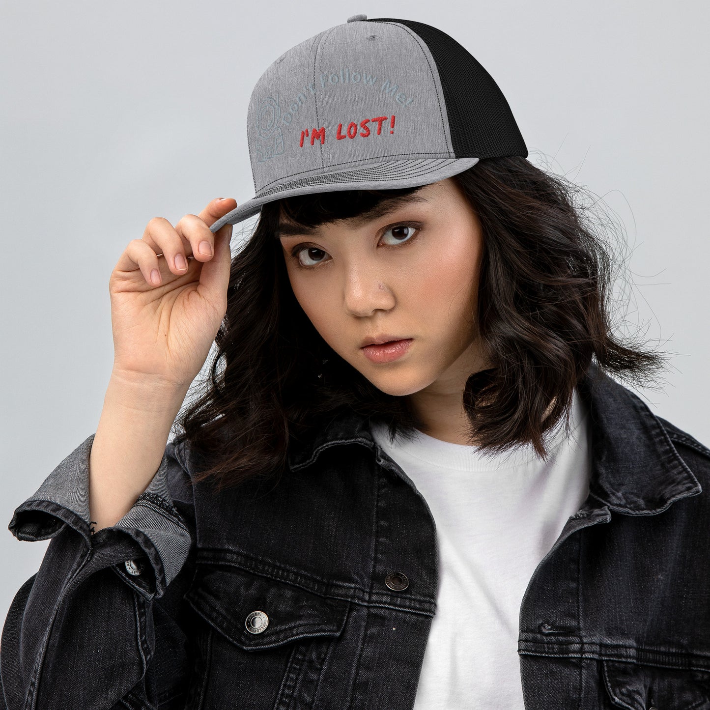 Don't Follow Me I'm Lost Trucker Cap