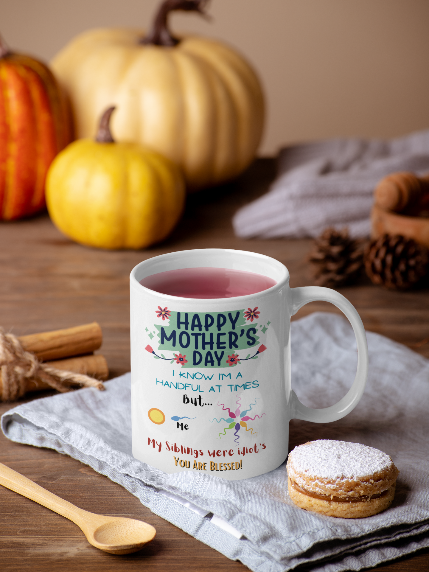 My Sibling Were Idiots. : White 11oz Ceramic Mug
