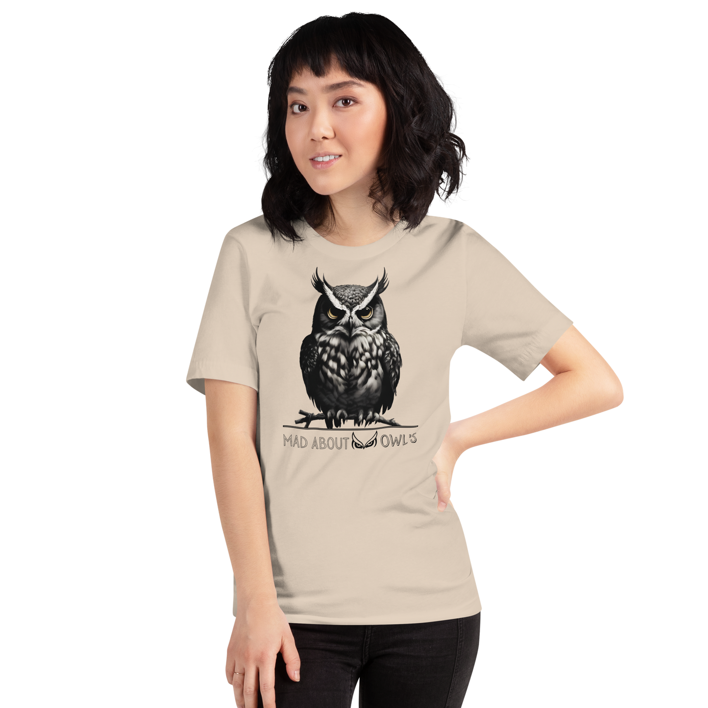Mad About Owl's : Unisex t-shirt