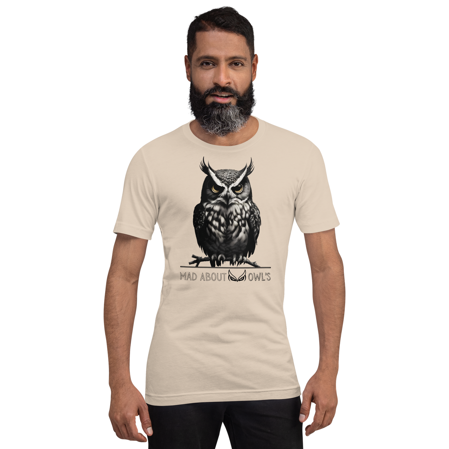 Mad About Owl's : Unisex t-shirt