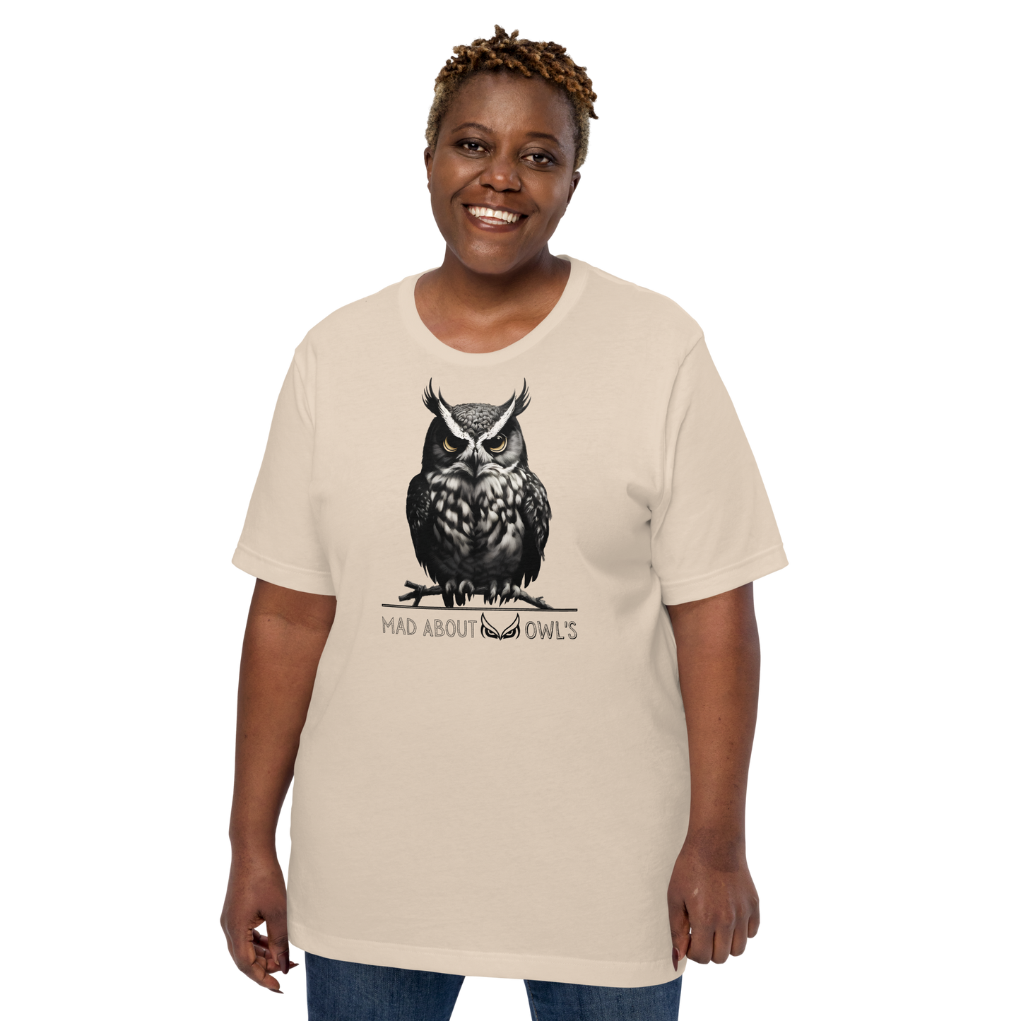 Mad About Owl's : Unisex t-shirt