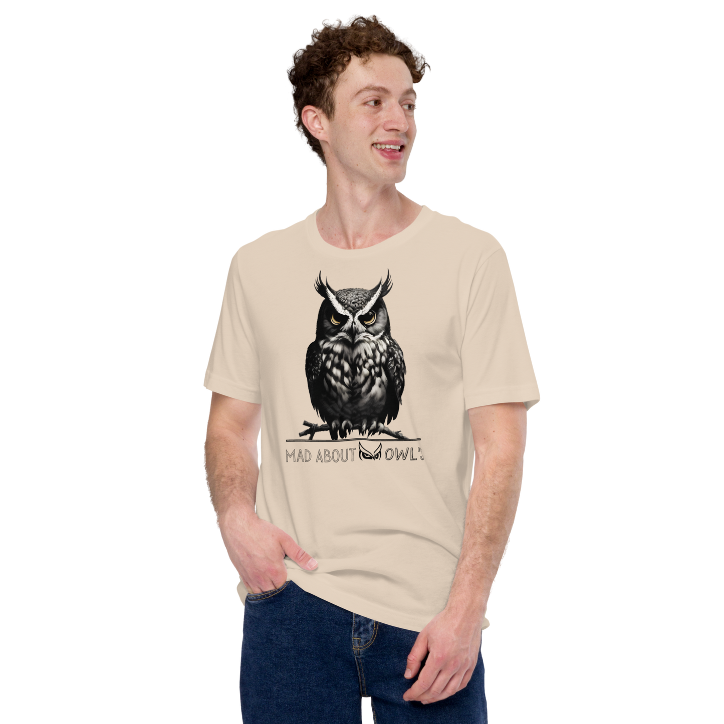 Mad About Owl's : Unisex t-shirt