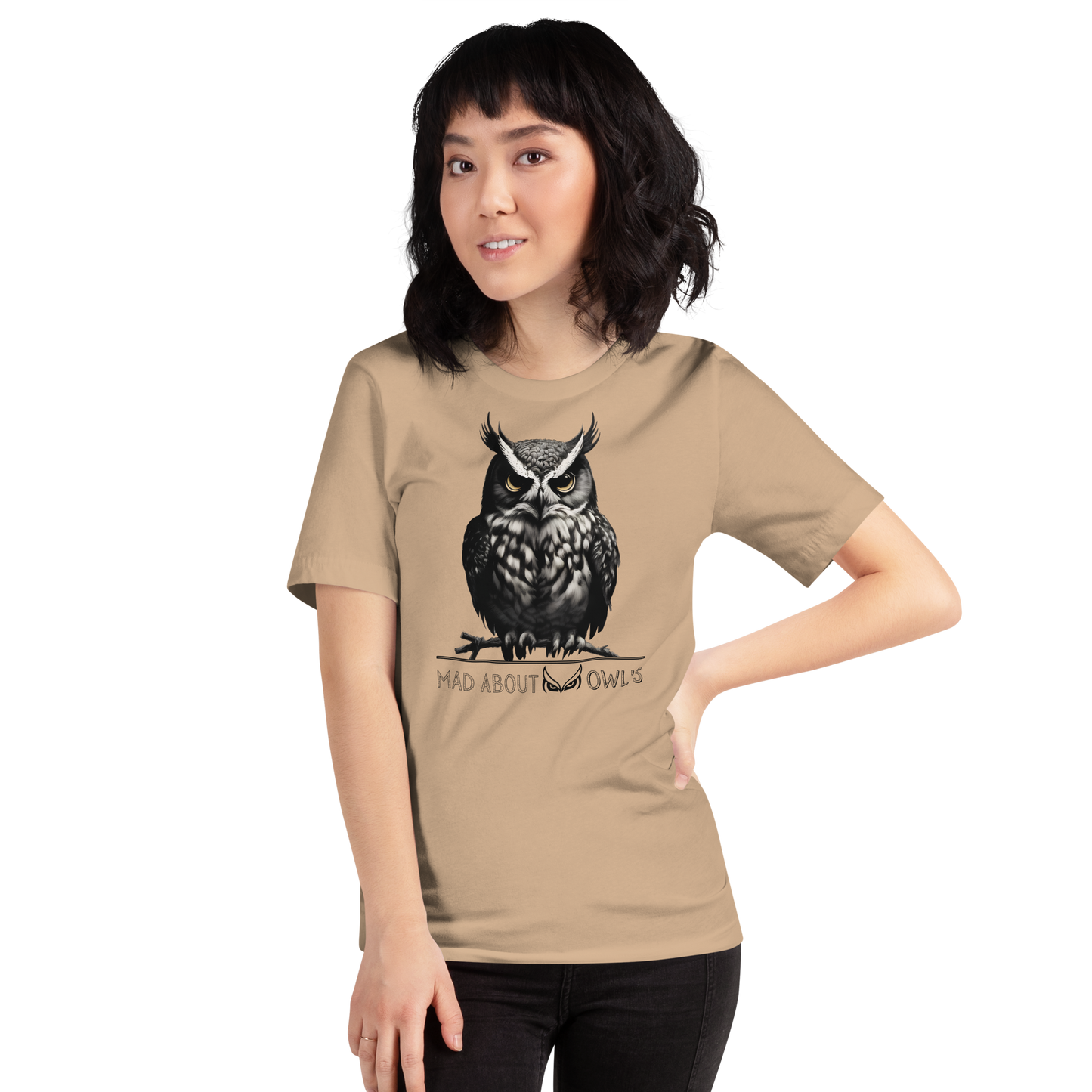 Mad About Owl's : Unisex t-shirt