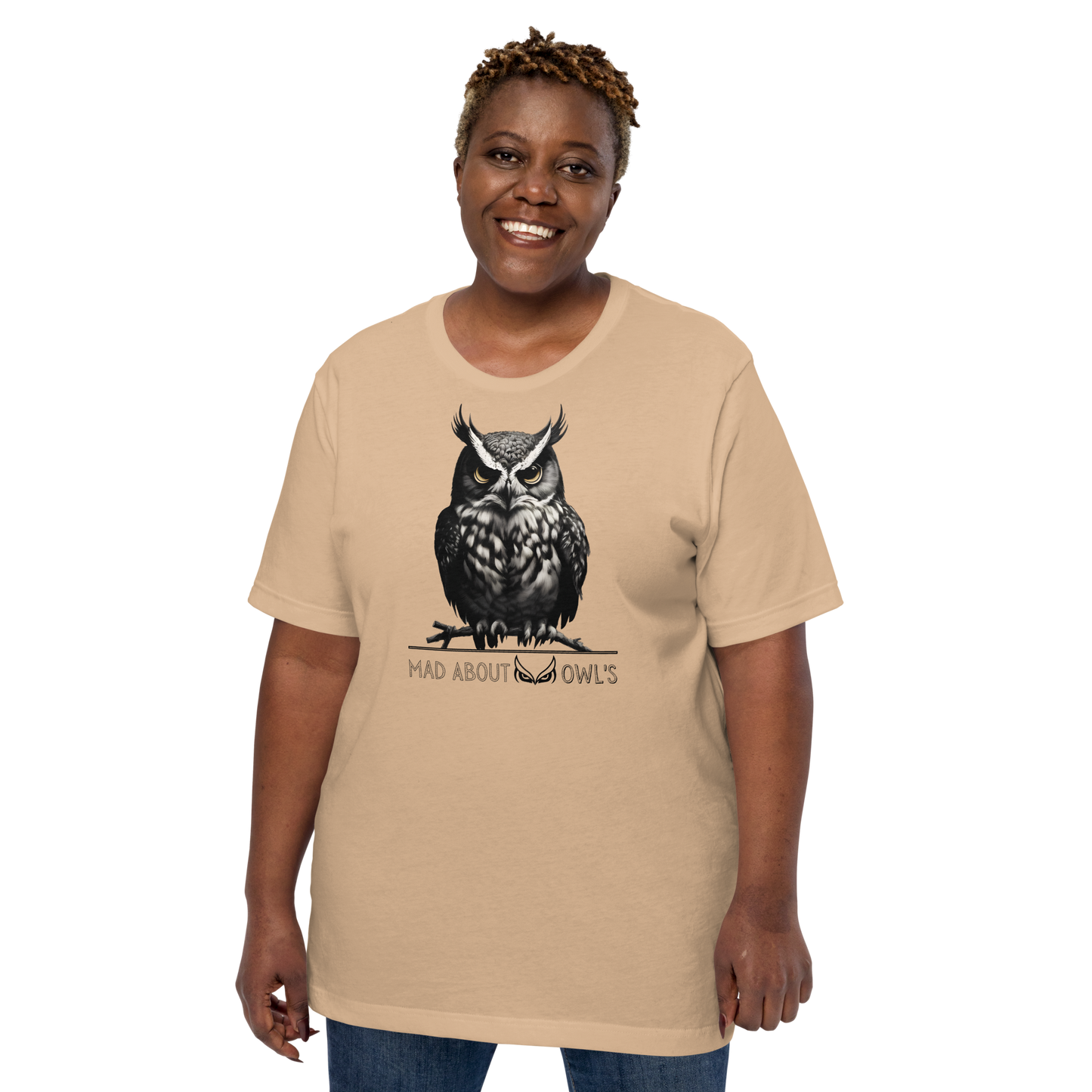 Mad About Owl's : Unisex t-shirt