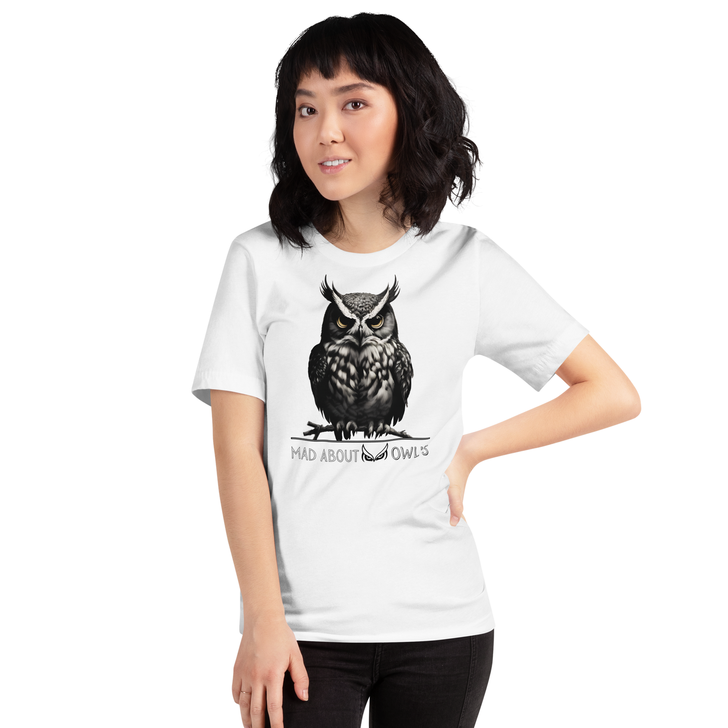 Mad About Owl's : Unisex t-shirt