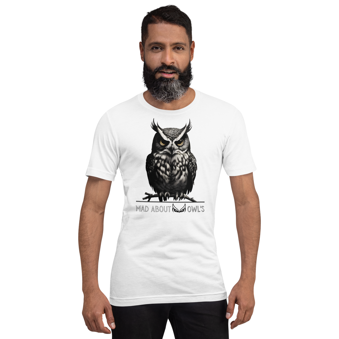 Mad About Owl's : Unisex t-shirt