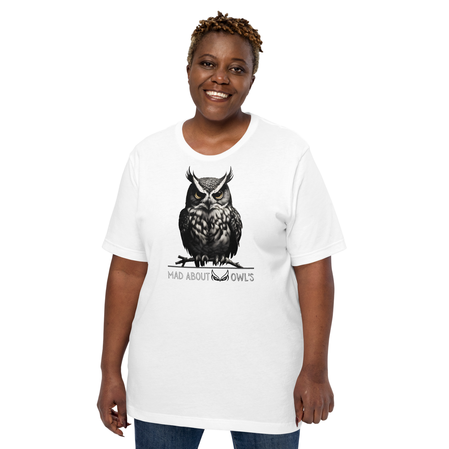 Mad About Owl's : Unisex t-shirt