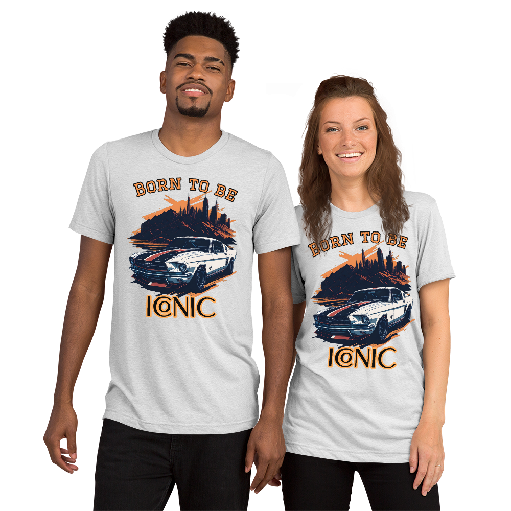 Mustang Retro, Born To Be Iconic, Short sleeve t-shirt