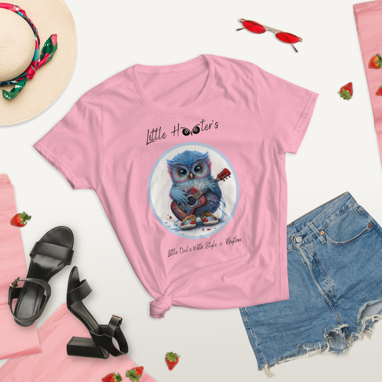 Little Hooter Owl's : Women's short sleeve t-shirt